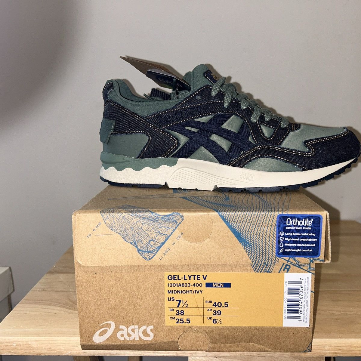 Asics Gel Lyte 5 Modern Patchwork Pack - Ivy-1201A823-400 Size 7.5 Size US 7.5 / EU 40-41 - 1 Thumbnail