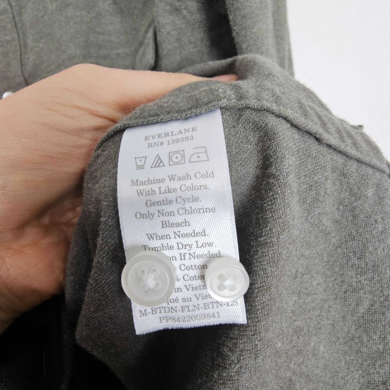 Everlane Everlane Flannel Shirt Green Button Down Long Sleeve Shirt Size US XS / EU 42 / 0 - 7 Thumbnail