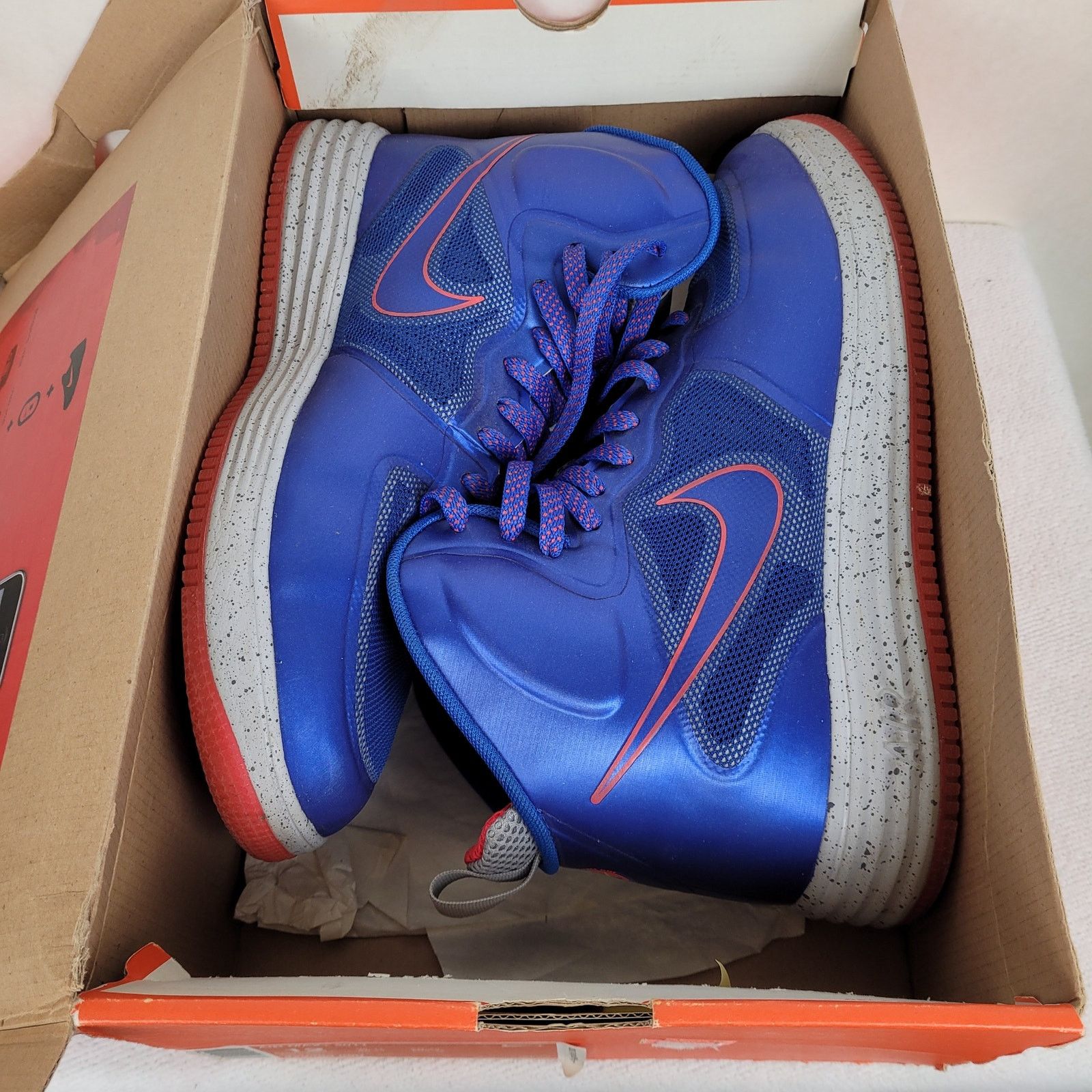 Nike Nike Lunar Force 1 mid Game Royal blue mens Size 12 sneakers Size US 12 / EU 45 - 7 Thumbnail