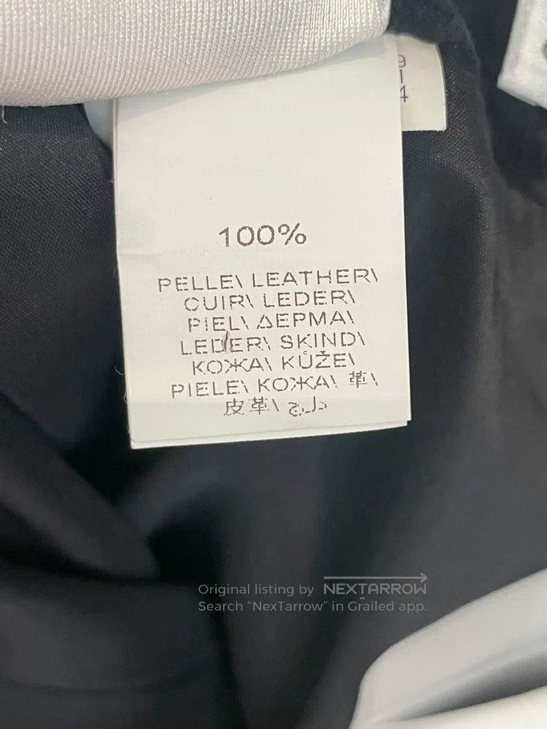 Brunello Cucinelli Brunello Cucinelli Black Leather Skirt Size 26" / US 2 / IT 38 - 3 Thumbnail