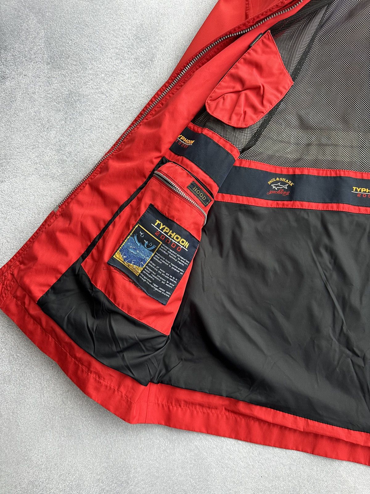 Paul & Shark × Vintage Vintage Paul & Shark Typhoon 20000 Red Windbreaker Jacket Size US L / EU 52-54 / 3 - 12 Thumbnail