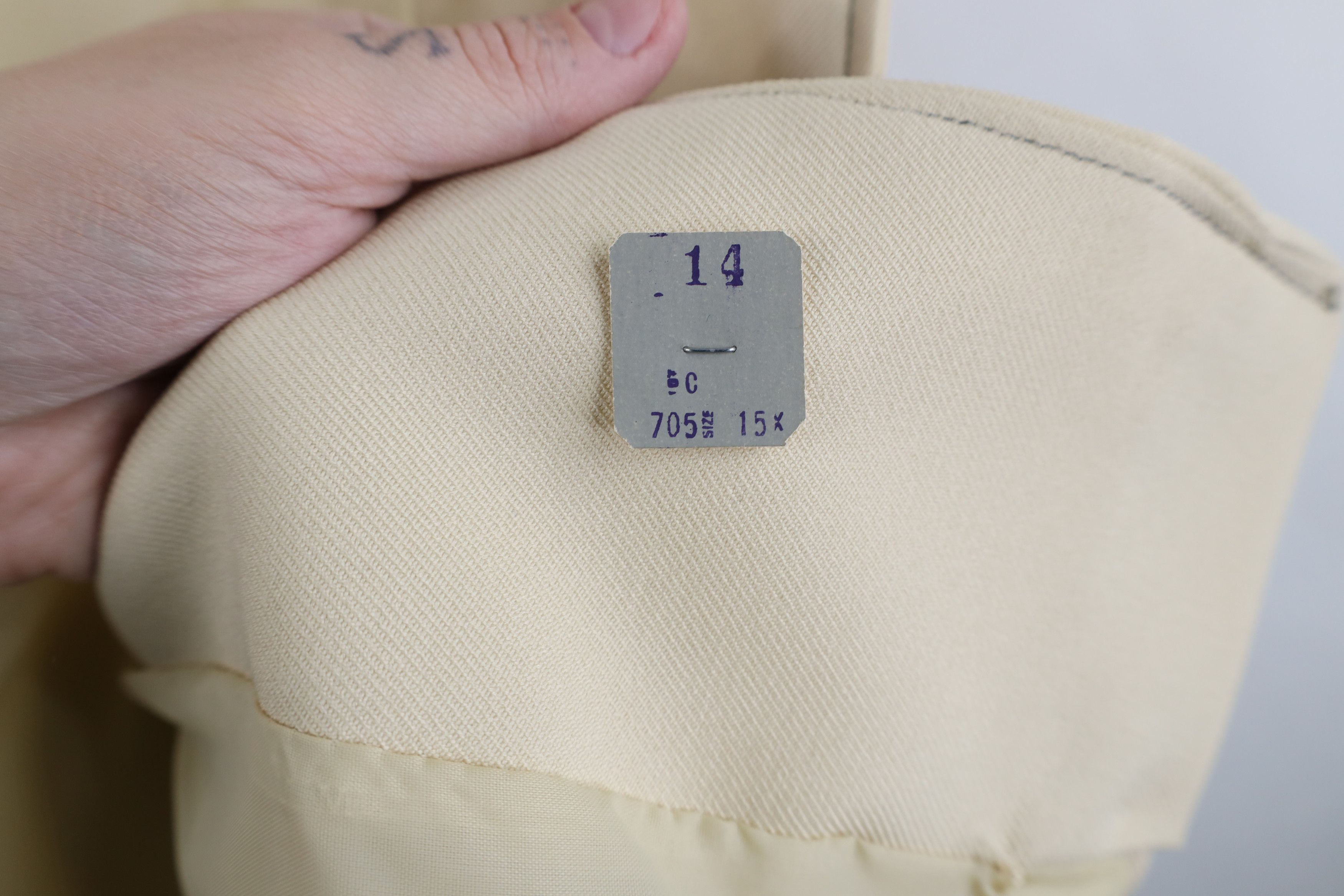Vintage Deadstock Vintage 60s Streetwear Breasted Trench Coat Jacket Size XXL / US 16-18 / IT 52-54 - 12 Thumbnail