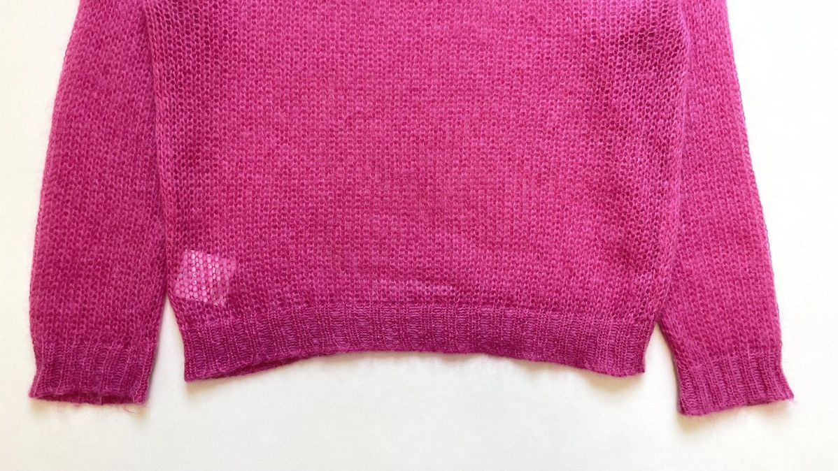Prada A/W 19 Pink Cobweb Mohair Sweater Size US M / EU 48-50 / 2 - 6 Thumbnail