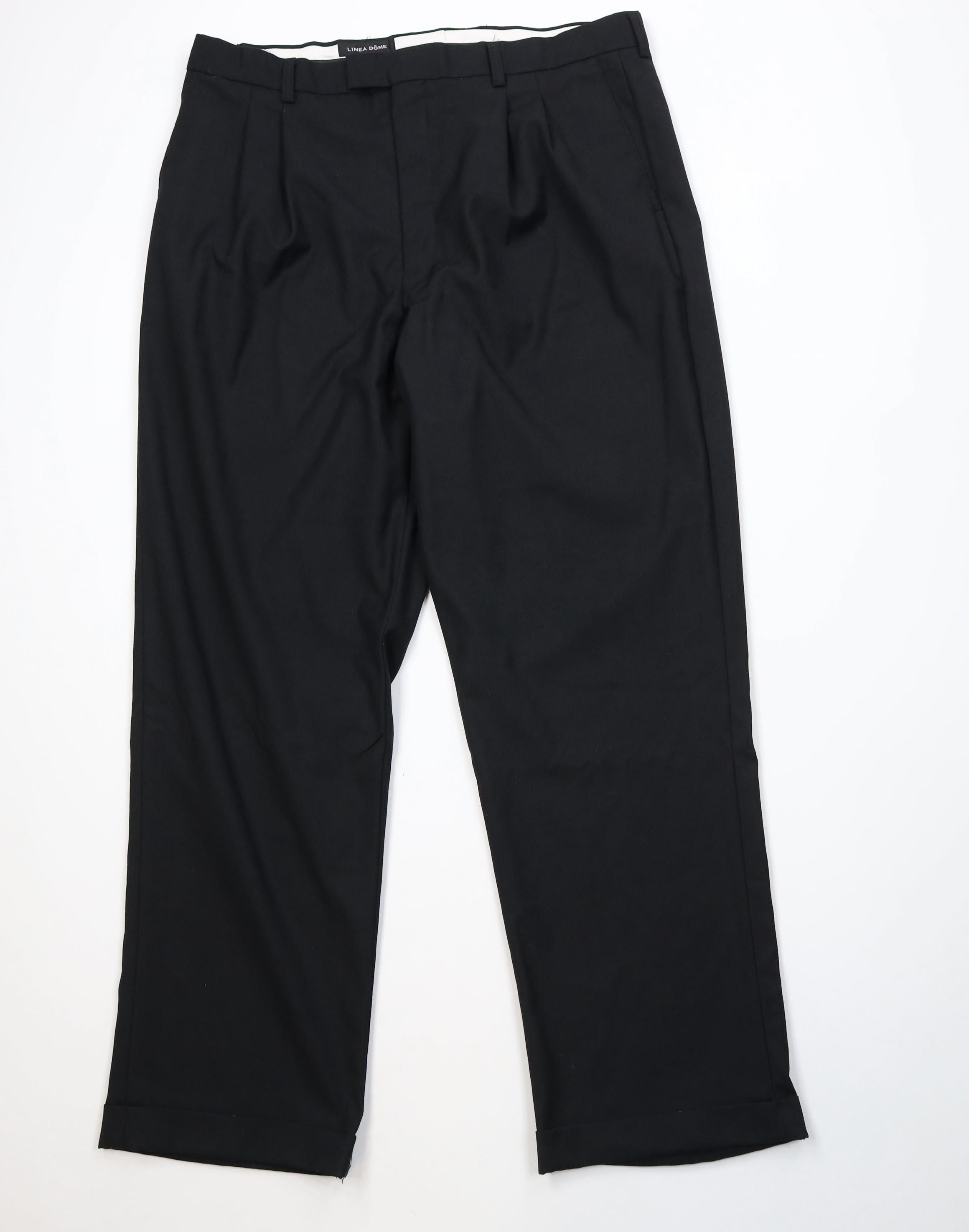 Vintage Vintage 90s Streetwear Blend Knit Wide Leg Chino Pants Size US 38 / EU 54 - 1 Thumbnail