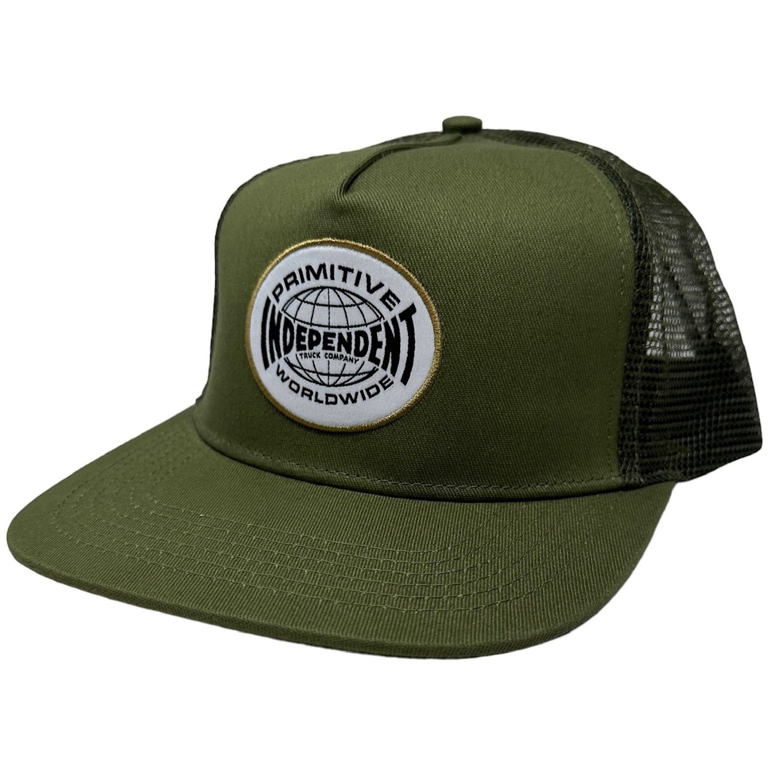 Casquette Primitive Skateboard "Here Comes Trouble" - Bleu - Strapback - Neuf Sans étiquette