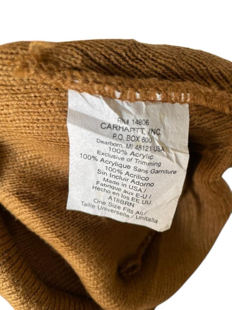Carhartt × Japanese Brand × Vintage CARHARTT-BEANIE Size ONE SIZE - 5 Thumbnail