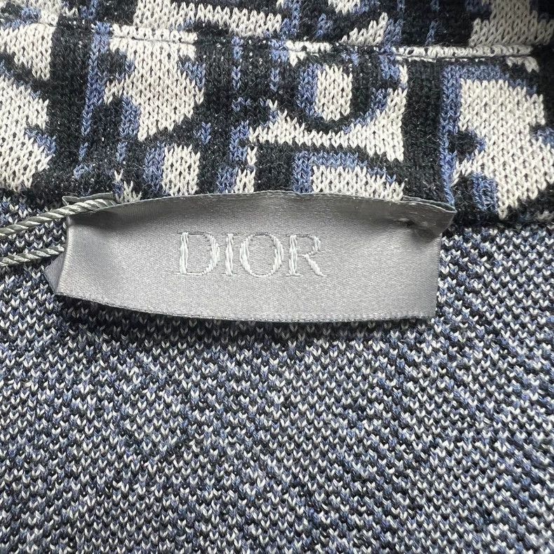 Dior DIOR Logo Full Print Cotton Long Sleeve Shirt 2501-Nextarro Size US XL / EU 56 / 4 - 3 Thumbnail