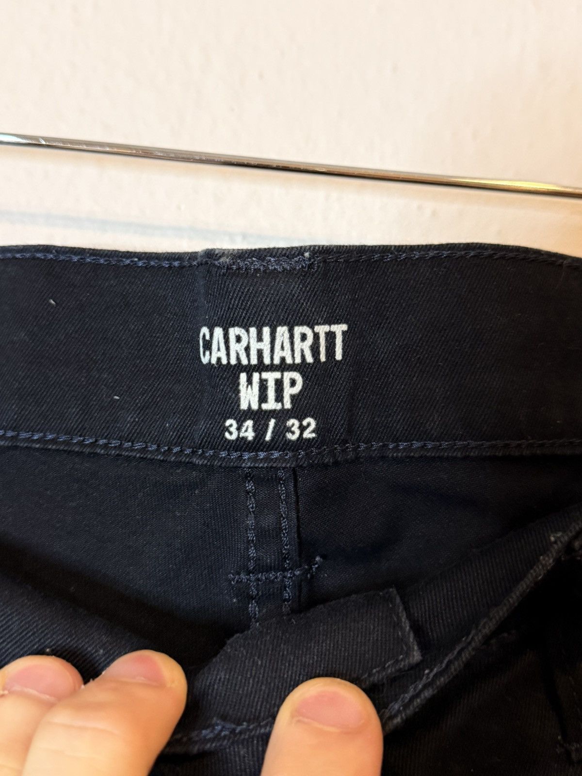 Carhartt Wip Streetwear Y2K Carhartt WIP Klondike Pant - Black Size US 34 / EU 50 - 5 Thumbnail