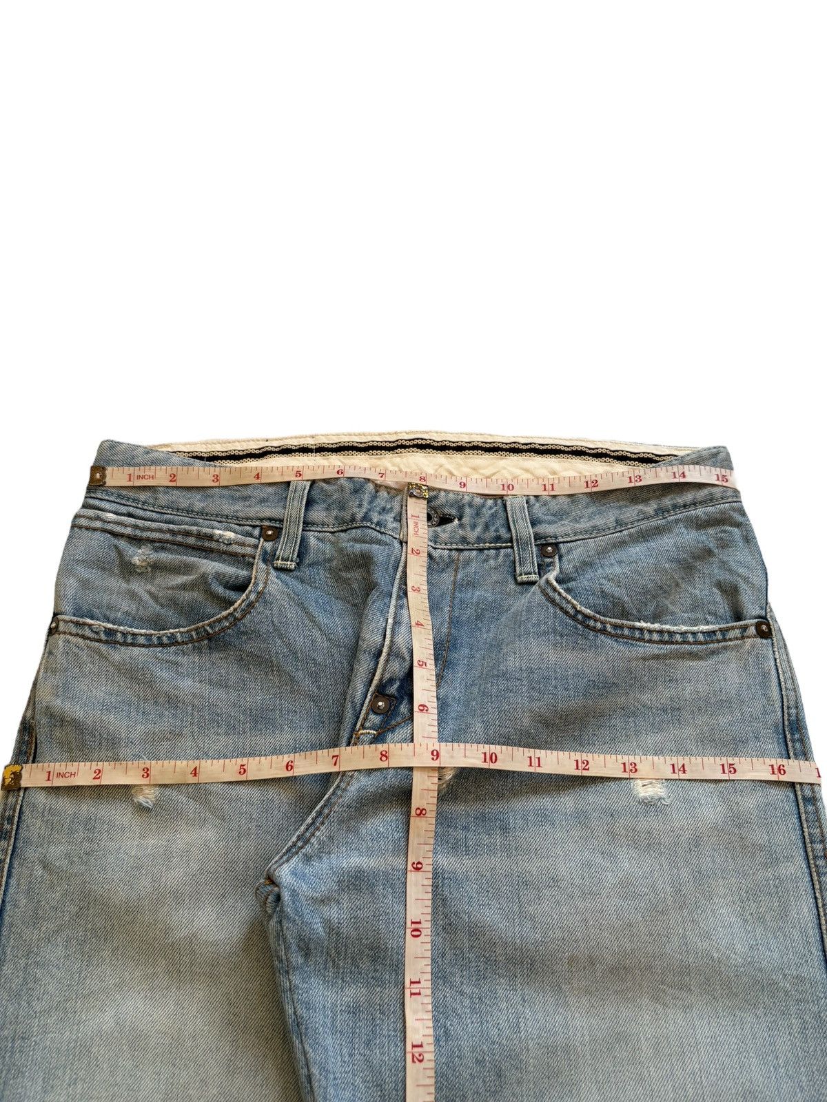 Japanese Brand SALES🔥Vintage Japanese Brand Mud Wash Distressed Jeans Size US 31 - 13 Thumbnail