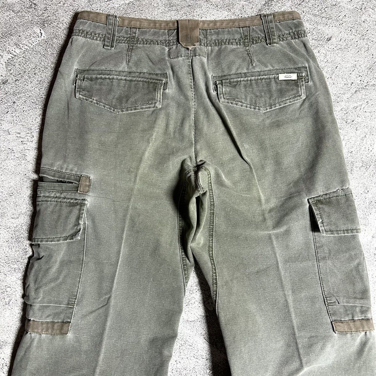 Levi's 90s Levis Multipocket Cargo Canvas Olive Green Size US 34 / EU 50 - 16 Thumbnail