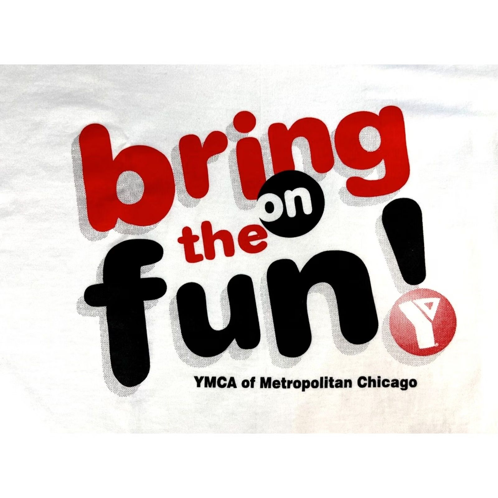 Fruit Of The Loom VINTAGE YMCA of Metropolitan Chicago T-Shirt Fruit of the Loom Best Sz L Unisex Adults White Short Sleeve Crew Neck NOS New Old Stock Size US L / EU 52-54 / 3 - 3 Thumbnail