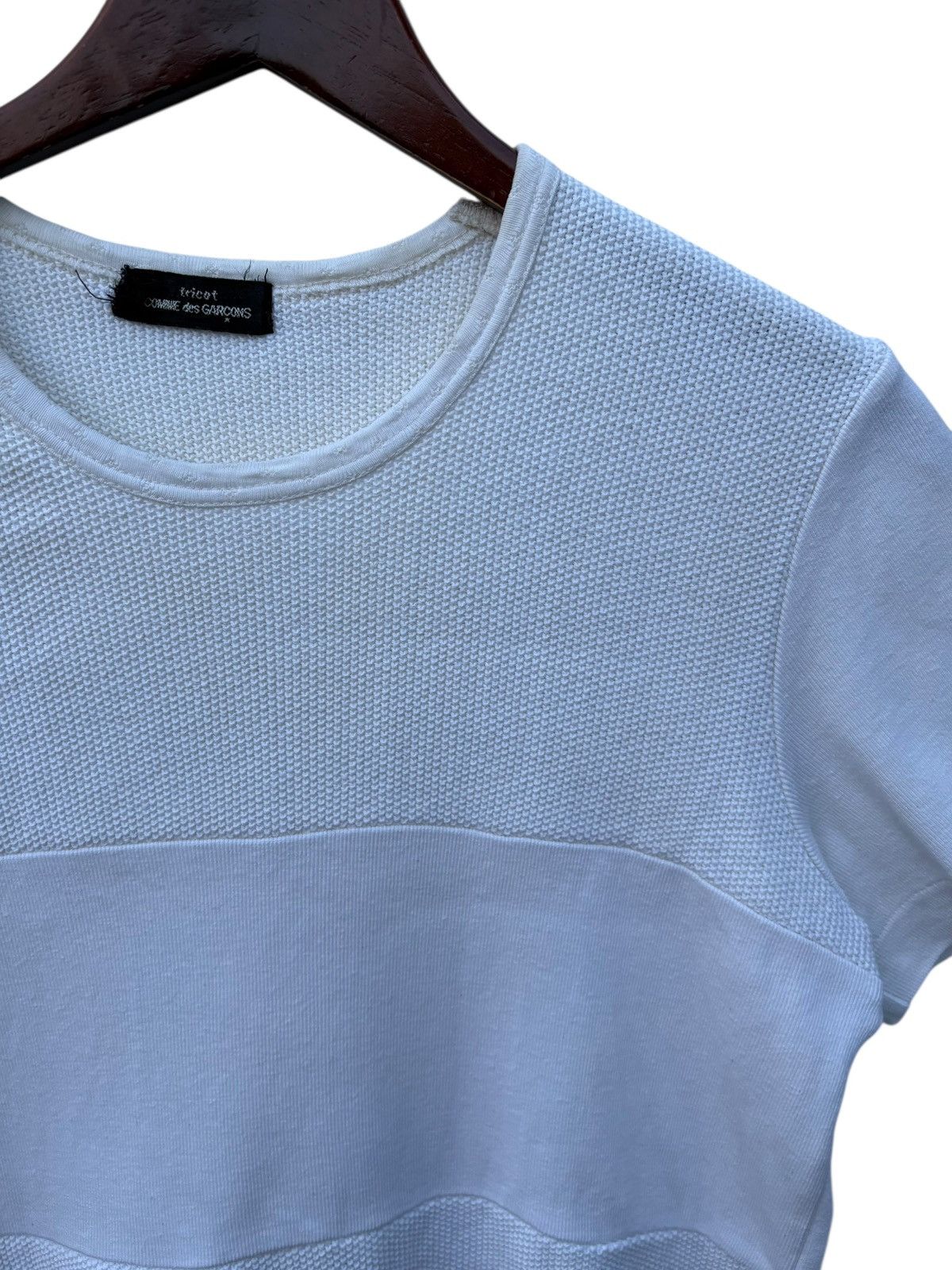 Tricot Comme des Garcons Cdg Tricot Women Short Sleeve Tee Size S / US 4 / IT 40 - 6 Thumbnail