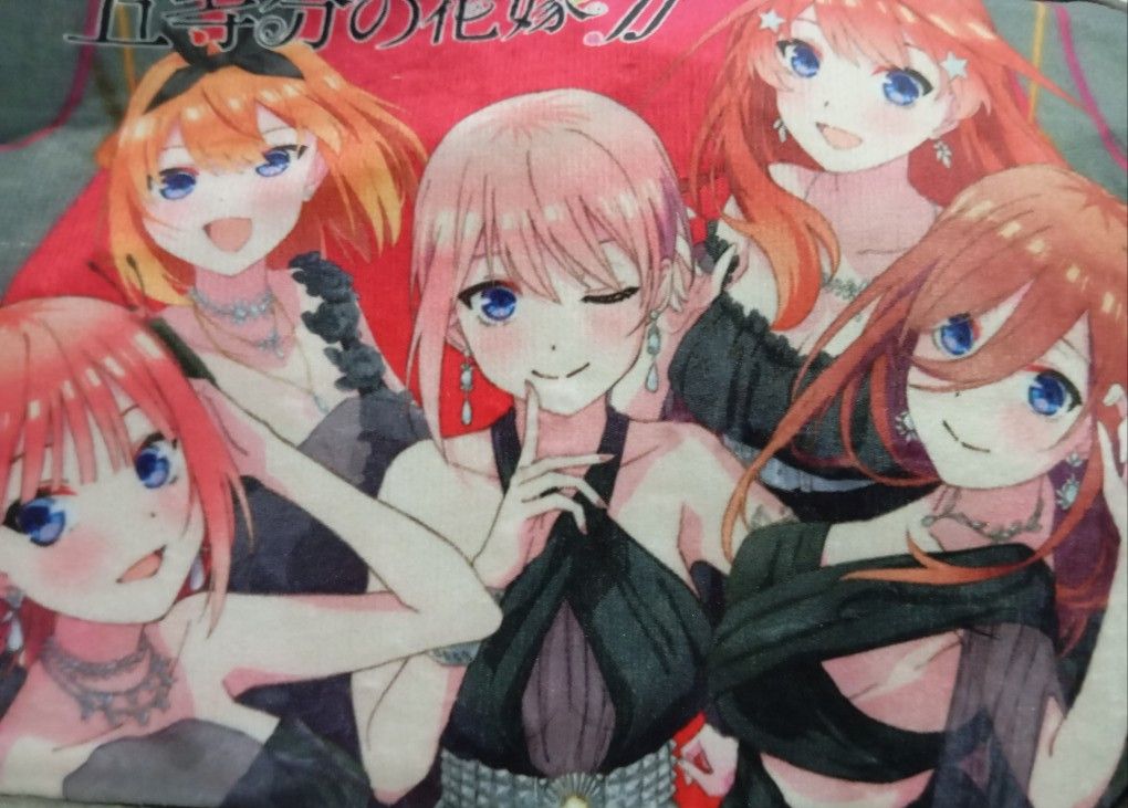 Japanese Brand Quintessential Quintuplets GoToubun Pouch Bag Anime😍 Size ONE SIZE - 2 Thumbnail