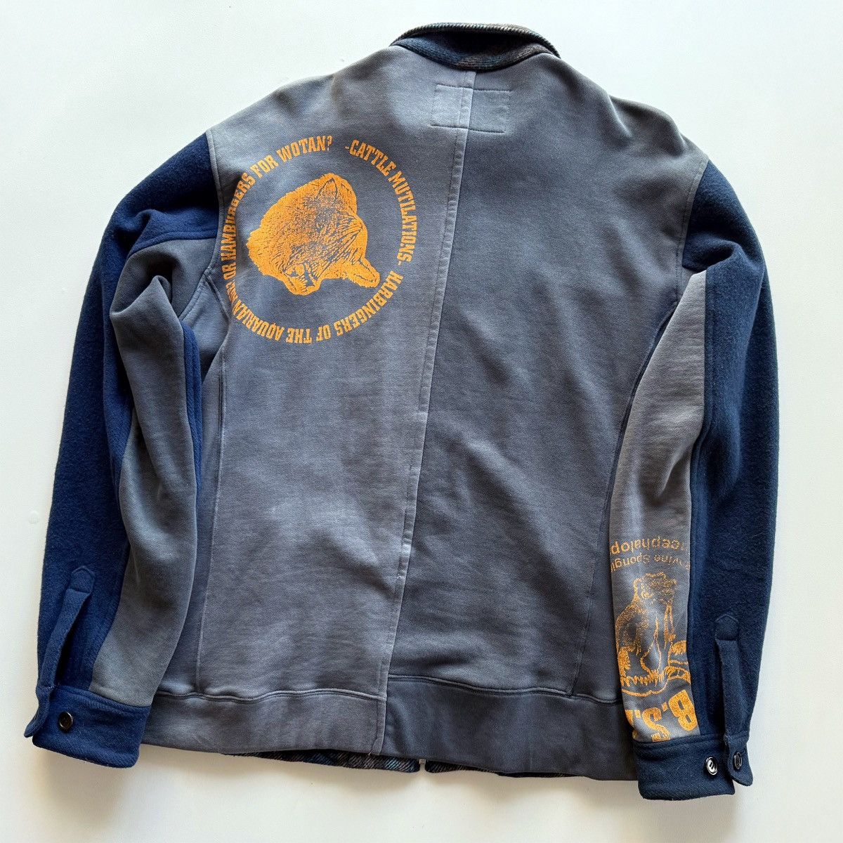 Undercover AW03 Paper Doll Hybrid Reconstructed Wool Jacket Size US L / EU 52-54 / 3 - 6 Thumbnail