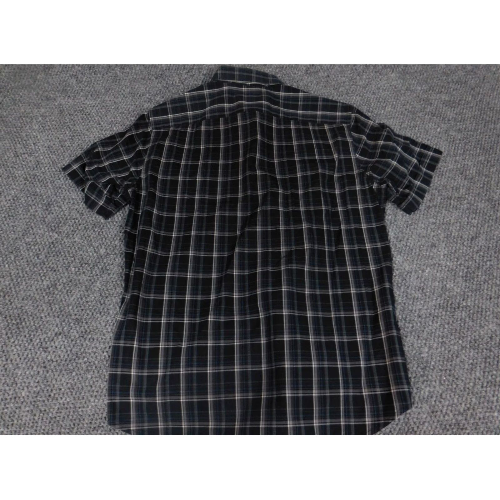 Banana Republic Banana Republic Shirt Mens Small Gray Plaid Button-Down Long Sleeve Regular Cotton Knit Button-Up Western 90s Size US S / EU 44-46 / 1 - 6 Thumbnail