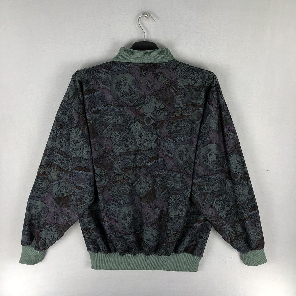 Japanese Brand Vintage 80's Polo Shirt Abstract Art by Robert Hero Homme Size US L / EU 52-54 / 3 - 4 Thumbnail