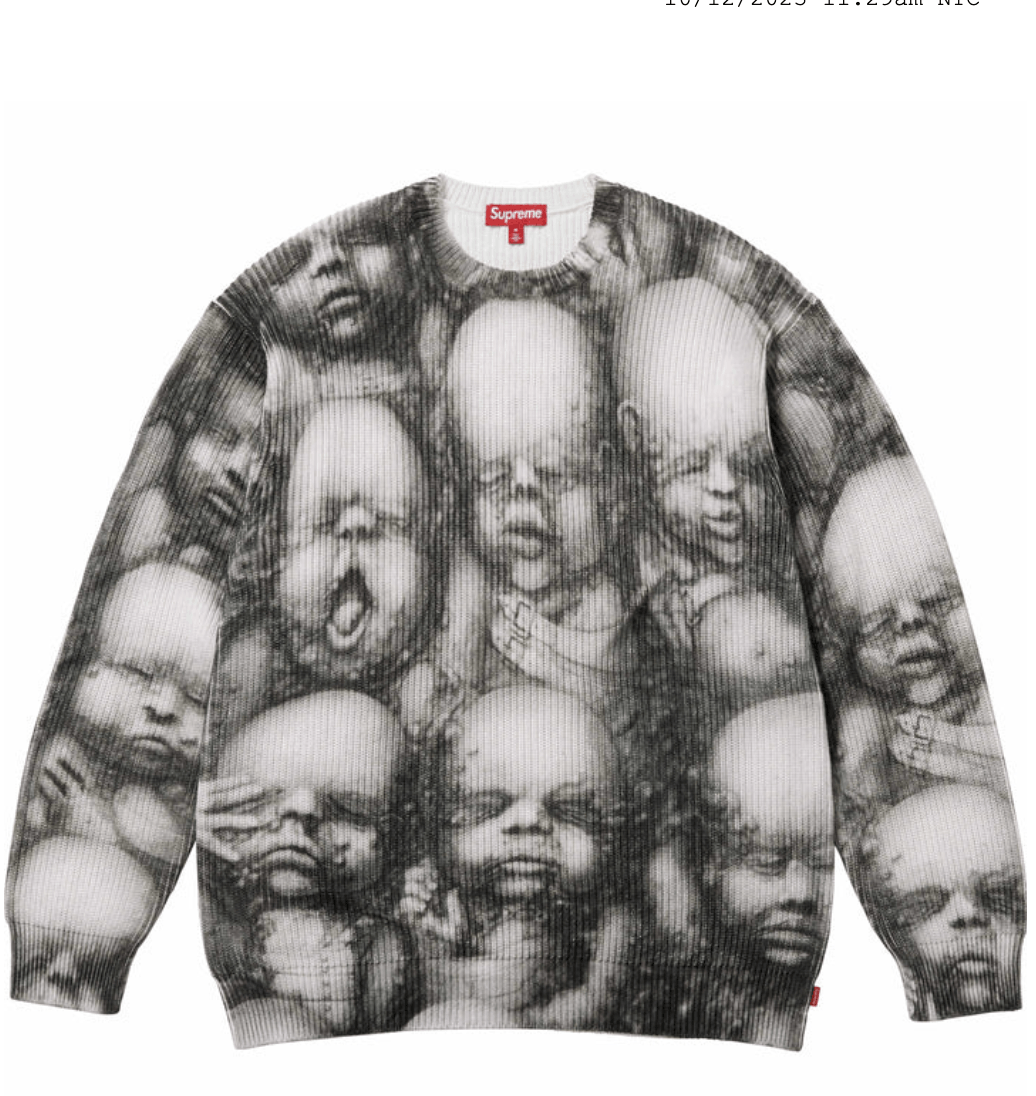 Supreme Supreme / H.R. giger sweater Size US M / EU 48-50 / 2 - 1 Thumbnail