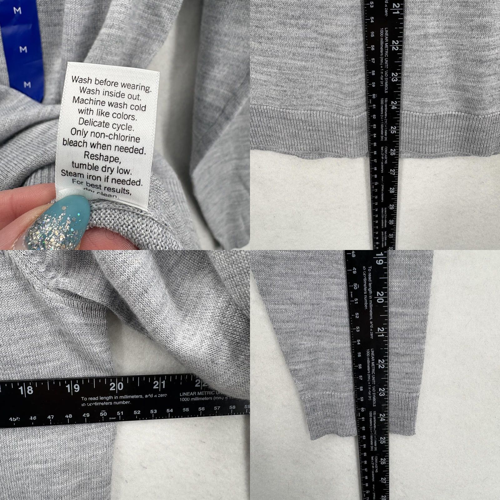 Apt. 9 APT.9 Merino Sweater Mens M Gray Seriously Soft Crewneck Knit Pullover NWT Clothing Knitwear Casual Size US M / EU 48-50 / 2 - 8 Thumbnail