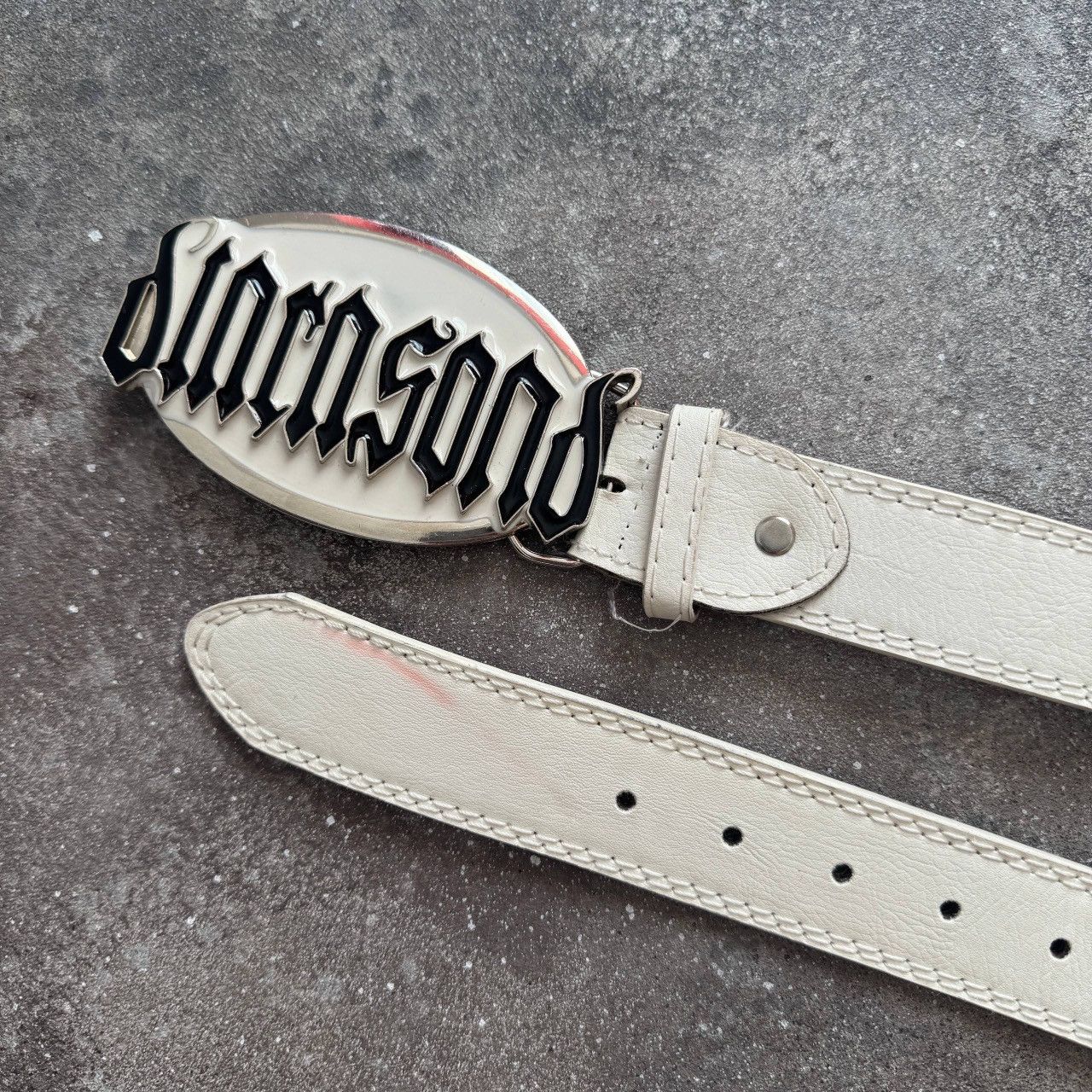 Hysteric Glamour Amazing Gothic Buckle Vintage Japanese Style Leather Belt Size ONE SIZE - 5 Thumbnail
