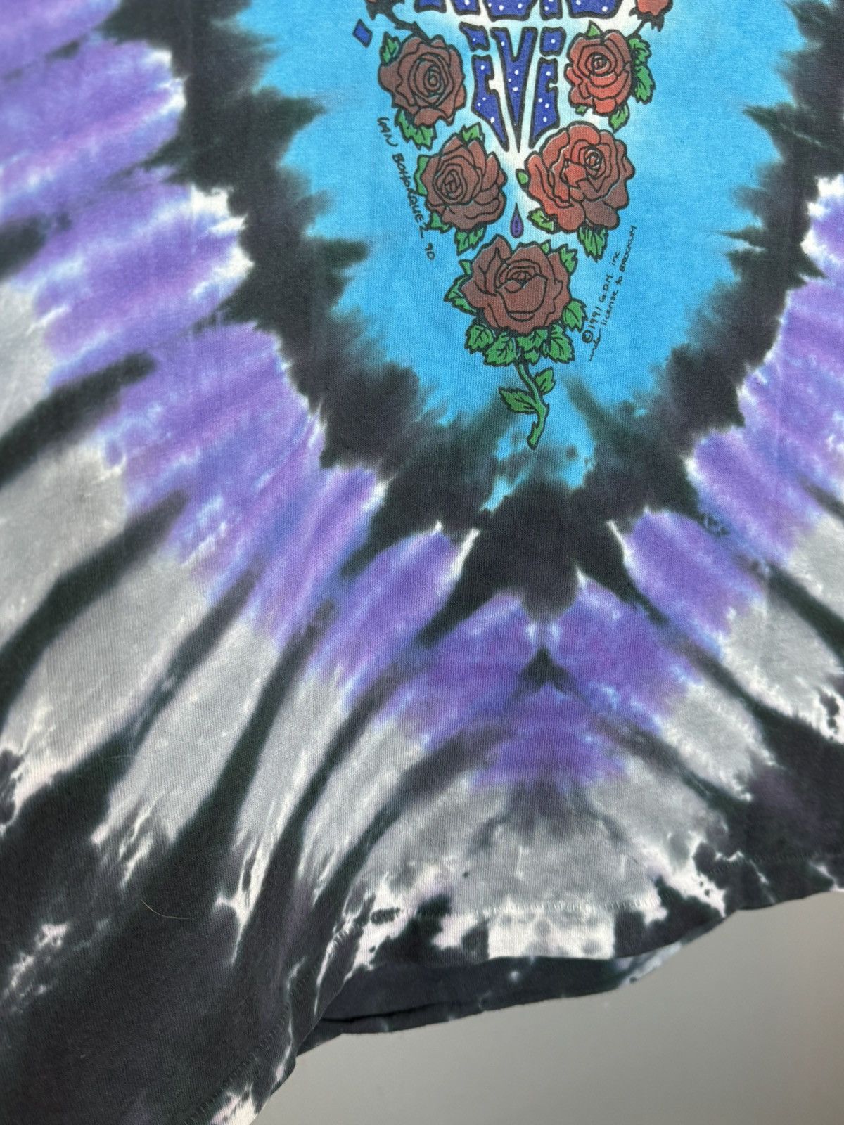 Grateful Dead × Liquid Blue × Vintage Vintage Grateful Dead Shirt NYE 1990 “Midnight Hour” Size US XL / EU 56 / 4 - 5 Thumbnail