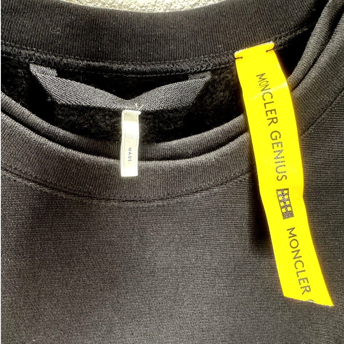 Moncler Genius Moncler Black Genius White Logo Altered Sweatshirt L Size US L / EU 52-54 / 3 - 7 Thumbnail