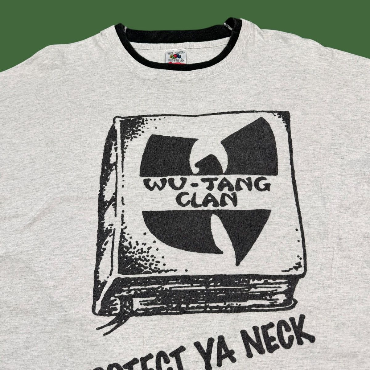 Rap Tees Vintage RARE Wu Tang Clan Protect Ya Neck T Shirt Size US XXL / EU 58 / 5 - 3 Thumbnail