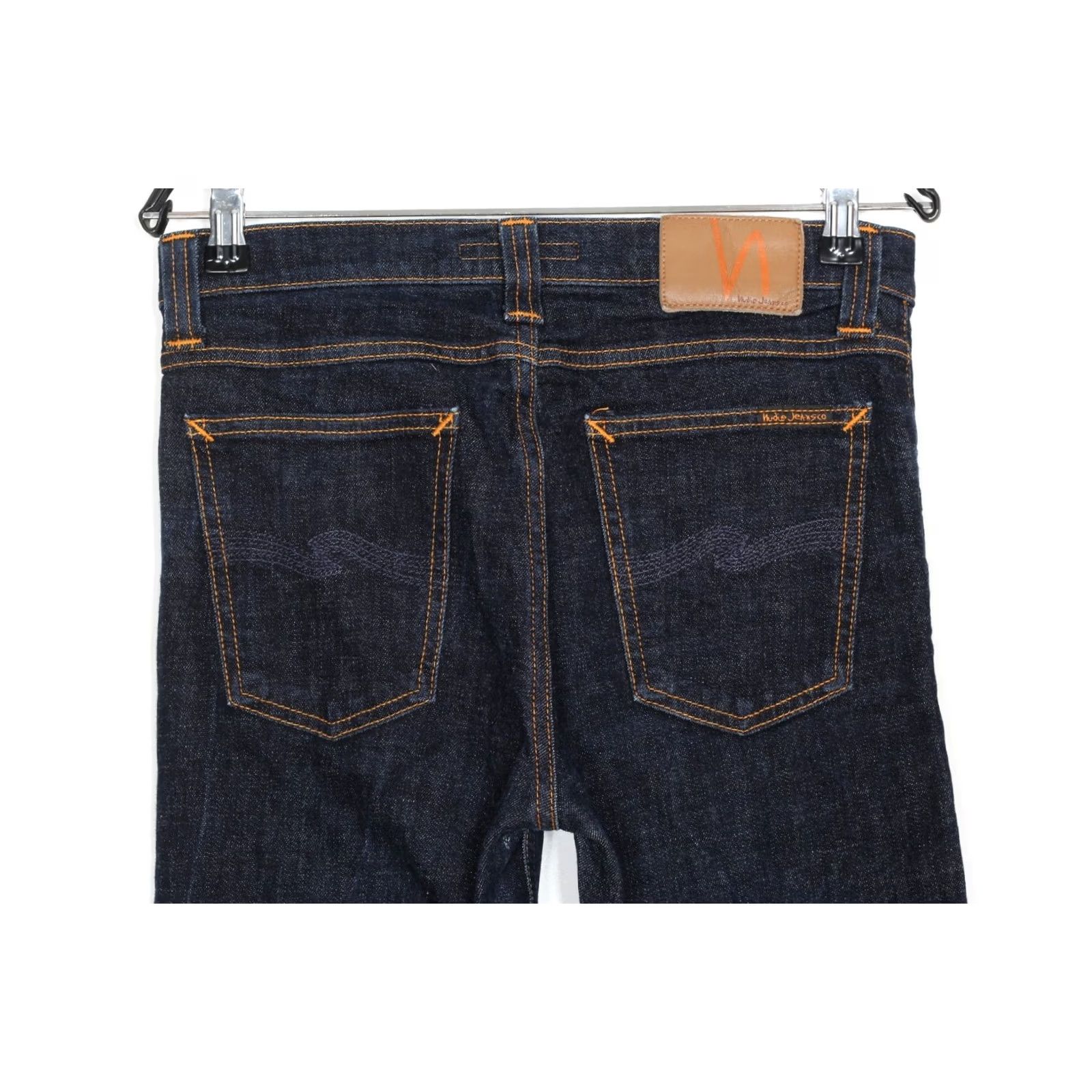Nudie Jeans NUDIE JEANS HIGH KAI ORG TWILL NAVY Stretch Jeans Women 29/32 W29 L32 Slim 5-Pocket Denim Cotton Elastane XS? No. Size 29" - 3 Thumbnail