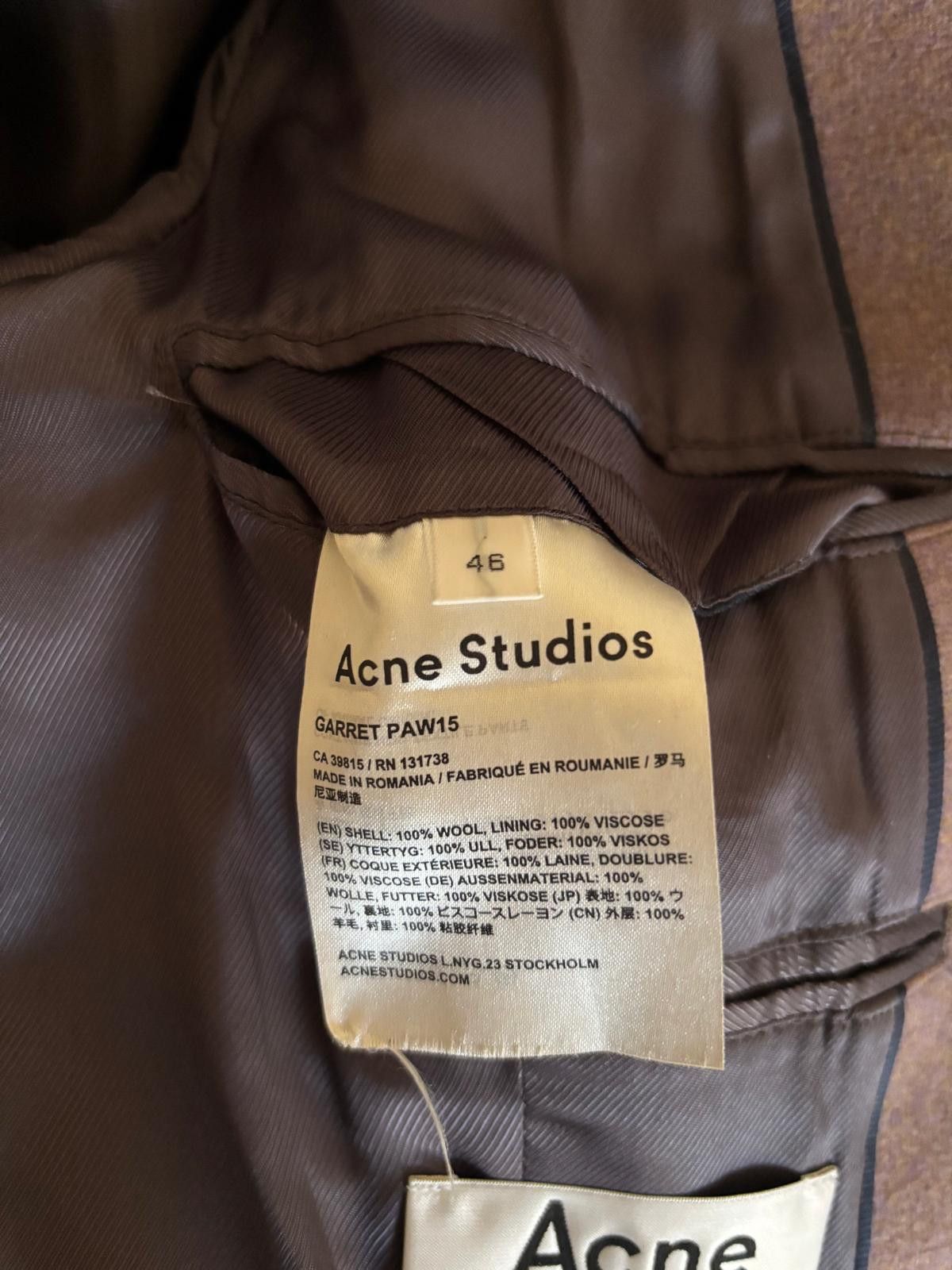 Acne Studios Acne Studios Garret Wool Coat Size US S / EU 44-46 / 1 - 4 Thumbnail