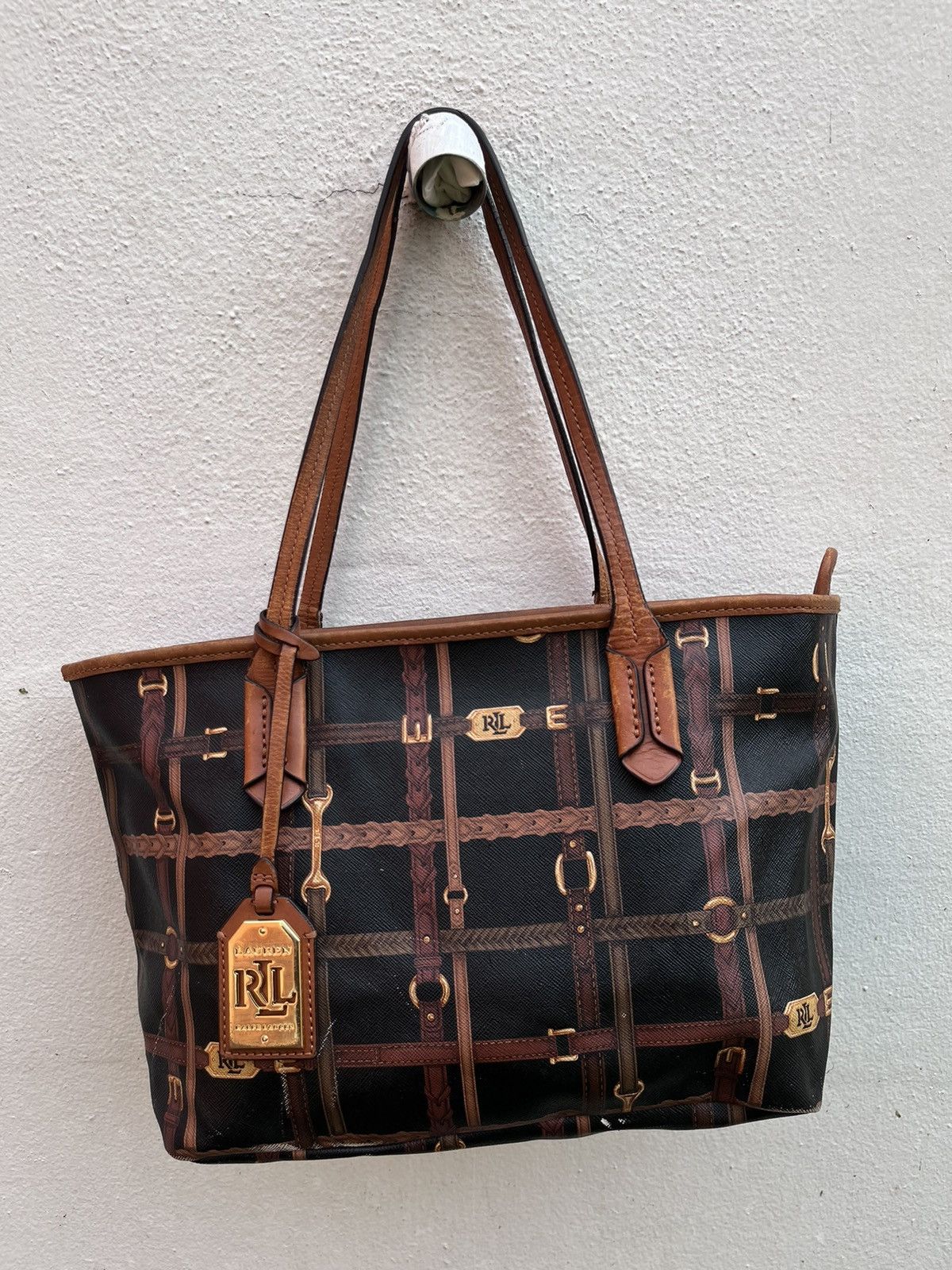 VINTAGE 00S RALPH LAUREN SHOULDER BAG