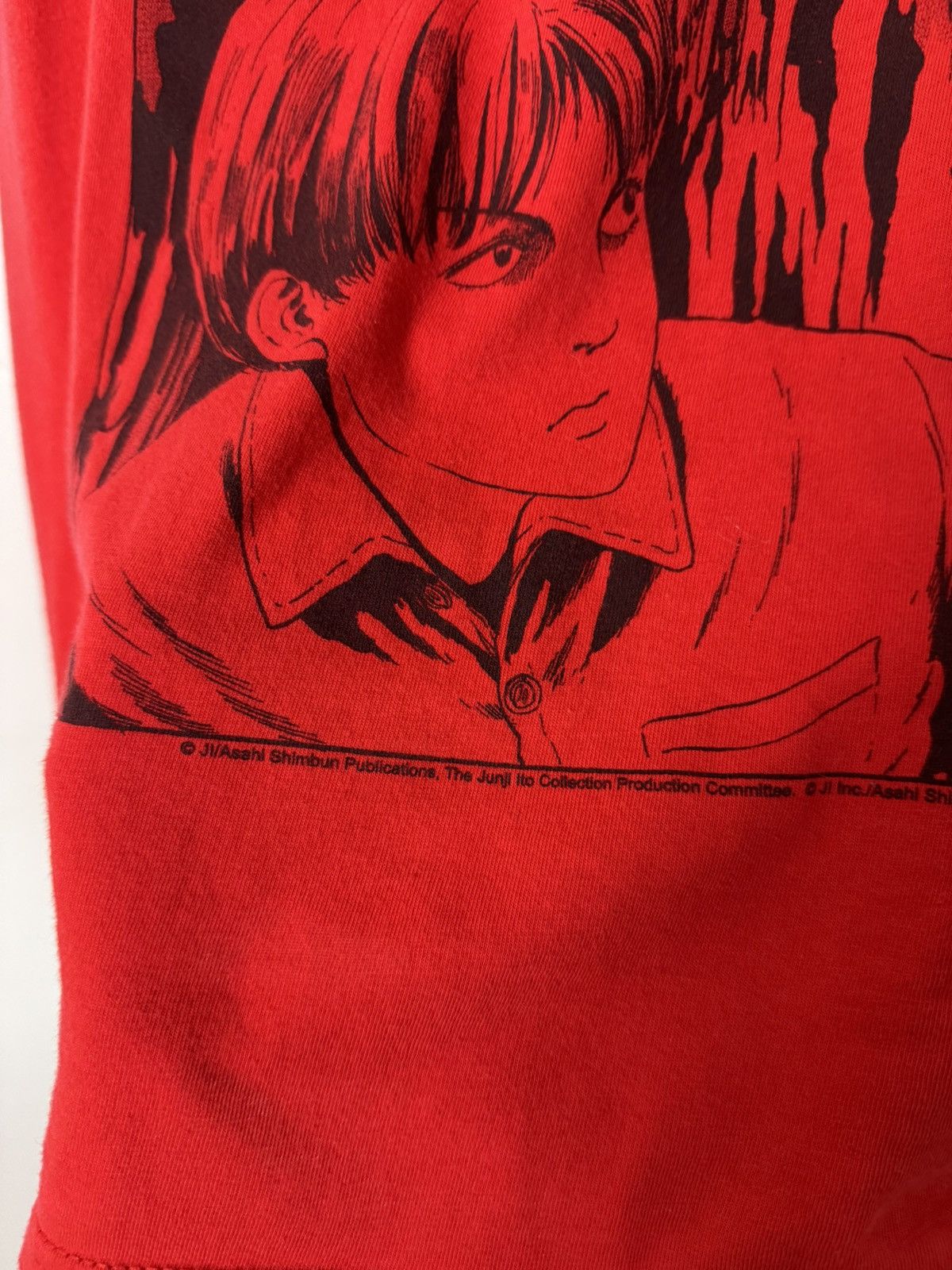 Japanese Brand Vintage Junji Ito Oshikiri Idan Anime Manga tee Japanese Size US M / EU 48-50 / 2 - 8 Thumbnail