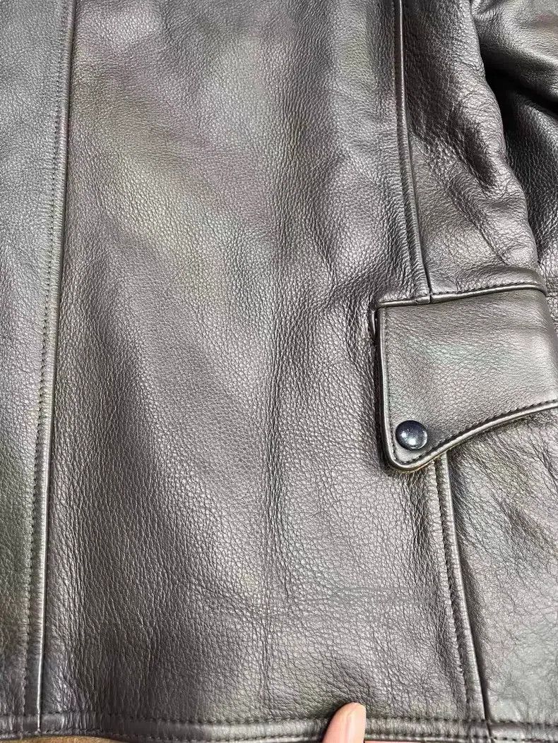 Other Heavy cowhide dispatcher leather jacket Size US M / EU 48-50 / 2 - 4 Thumbnail