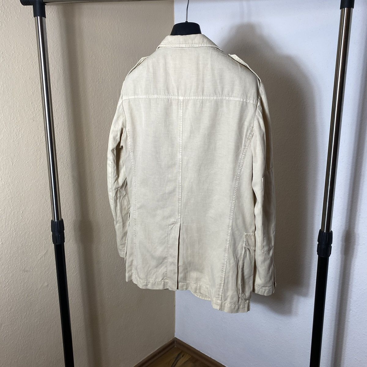 L.B.M. 1911 Cotton and Linen Blazer L.B.M 1911 Cream Size 48R - 11 Thumbnail