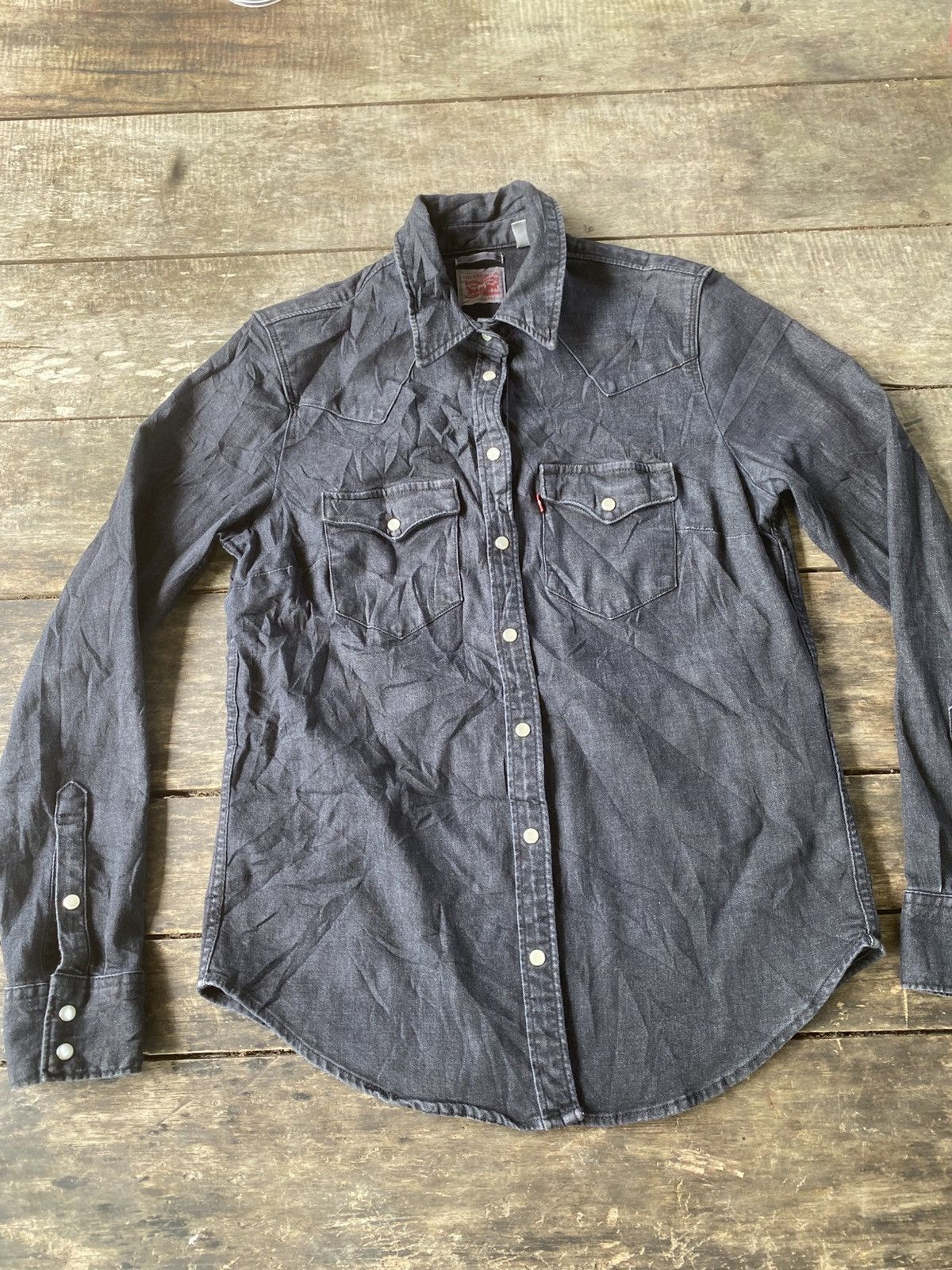 Levi's Levis size S snap button ling sleeve Size US S / EU 44-46 / 1 - 3 Thumbnail
