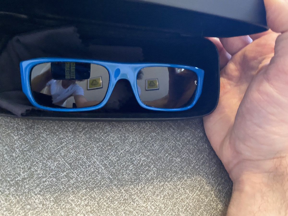 Raf Simons Raf Simons Blue Sunglasses Size ONE SIZE - 1 Thumbnail