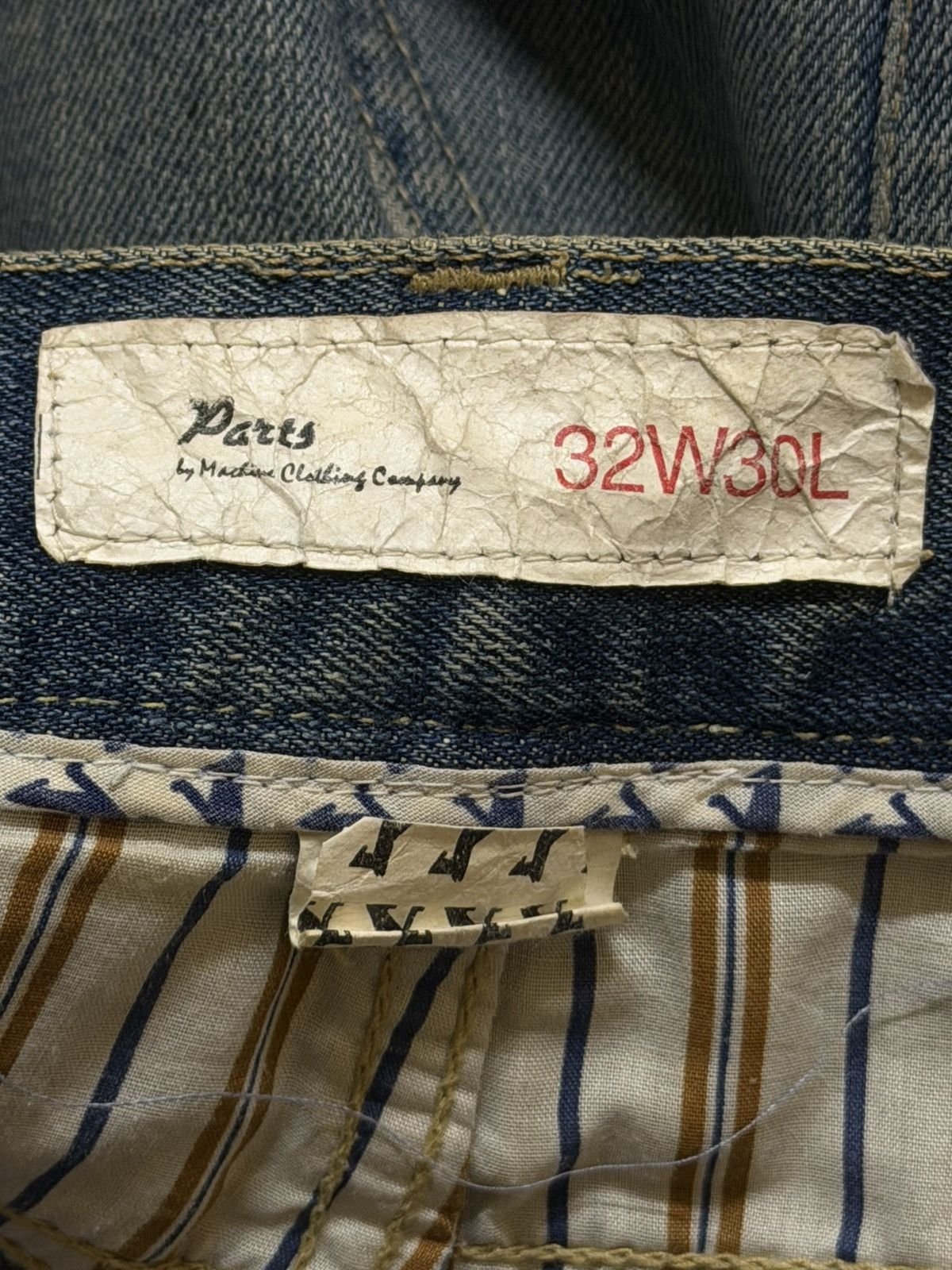 Kapital Vintage Japanese Brand Mud Wash Distressed Wide Leg Baggy Size US 34 / EU 50 - 5 Thumbnail