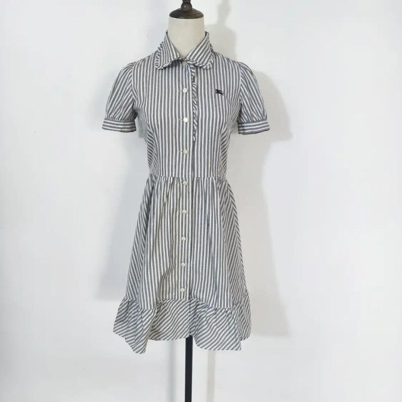 Burberry Burberry Summer Striped Cotton Dress Size S / US 4 / IT 40 - 1 Thumbnail