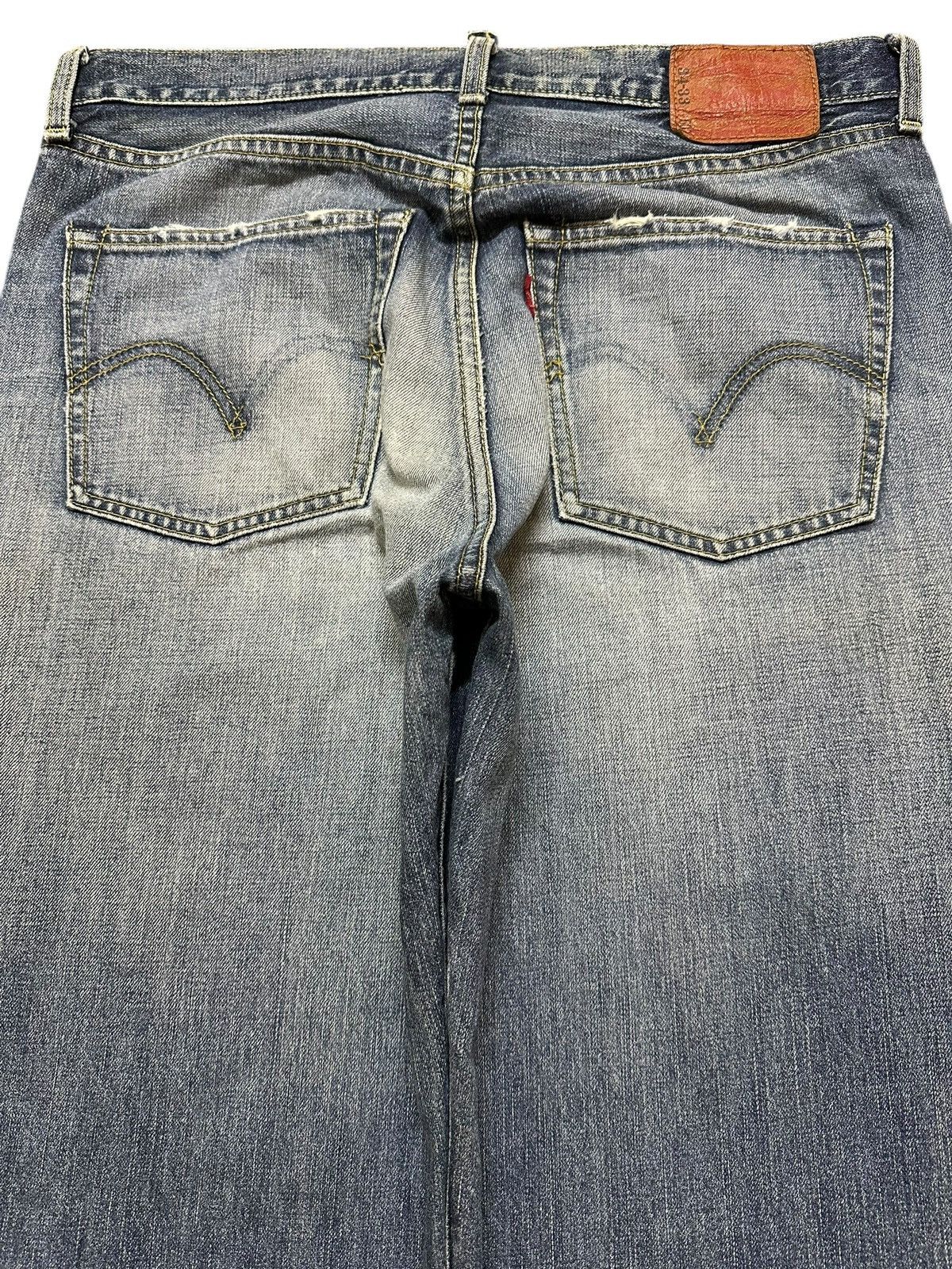 Levi's Vintage 90s Levis 502 Blue Faded Wash Style Baggy Jeans Size US 33 - 5 Thumbnail