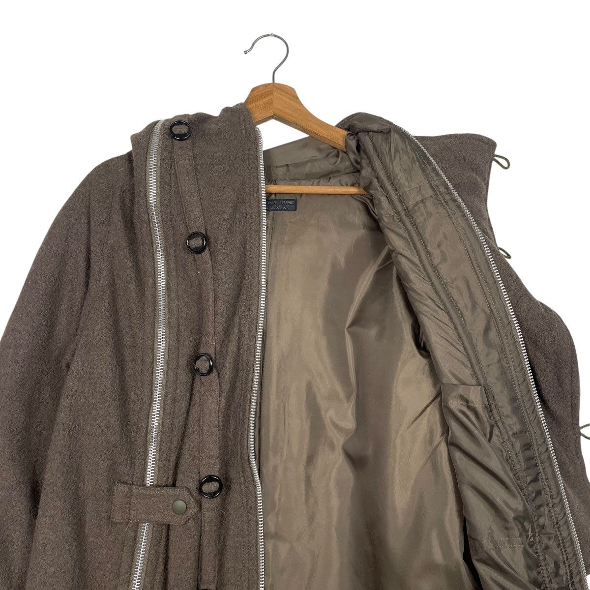Final Home Final Home 90s Issey Miyake Multi Zipper Wool Parka Jacket Size US S / EU 44-46 / 1 - 11 Thumbnail