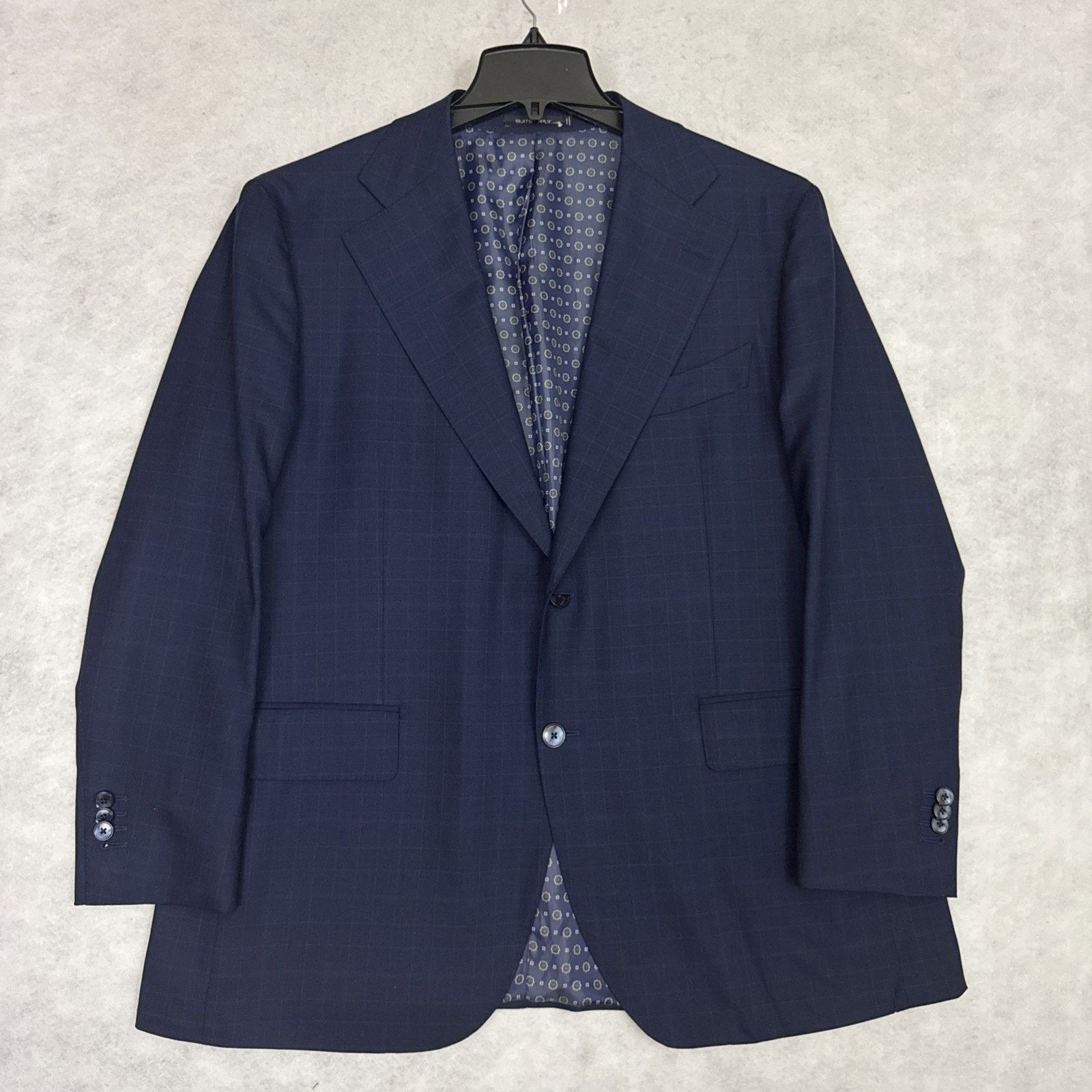 Suitsupply SuitSupply Blazer Mens 46R Blue La Spalla Drago Wool Sport Size 46R - 4 Thumbnail