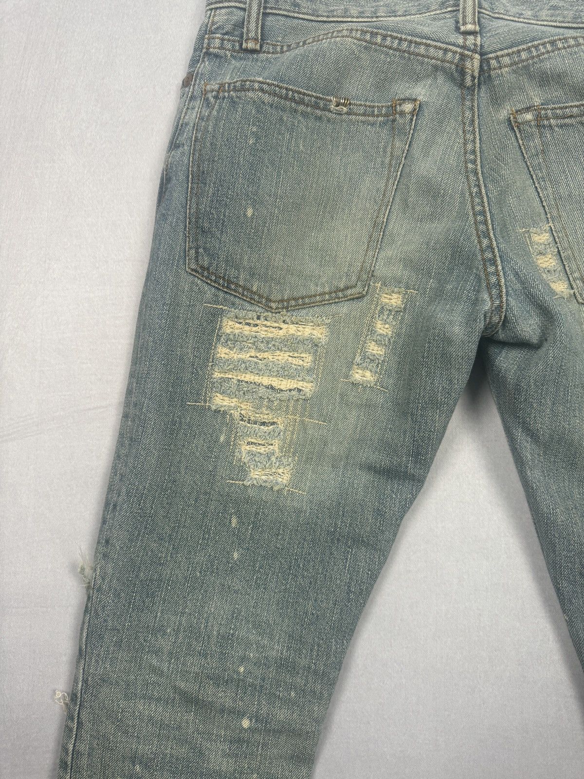 If Six Was Nine Mud Max Piercing Bootcut Jeans Size US 30 / EU 46 - 4 Thumbnail