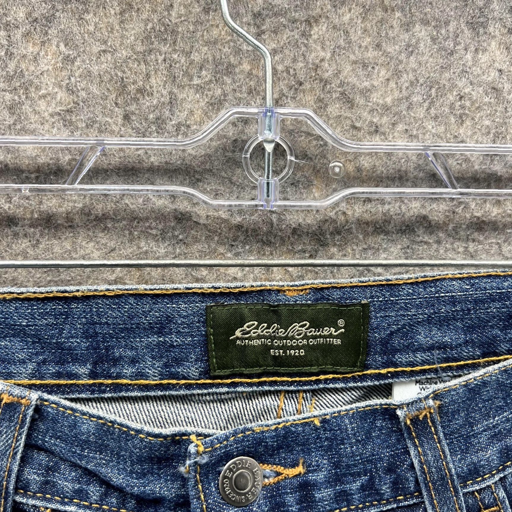 Eddie Bauer VINTAGE Eddie Bauer Jean Shorts Men 34 Blue Denim Casual Hip Hop Jorts Bermuda 5-Pocket Design Baggy 34 Mens Regular Denim Size US 34 / EU 50 - 5 Thumbnail