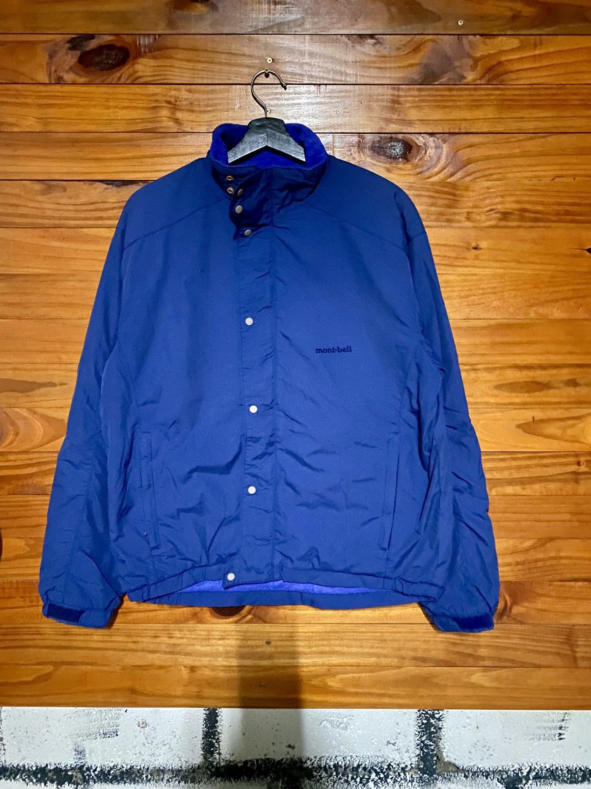 Montbell Vintage Montbell Polartec Fleece-Lined Nylon Jacket – Blue Size US M / EU 48-50 / 2 - 3 Thumbnail