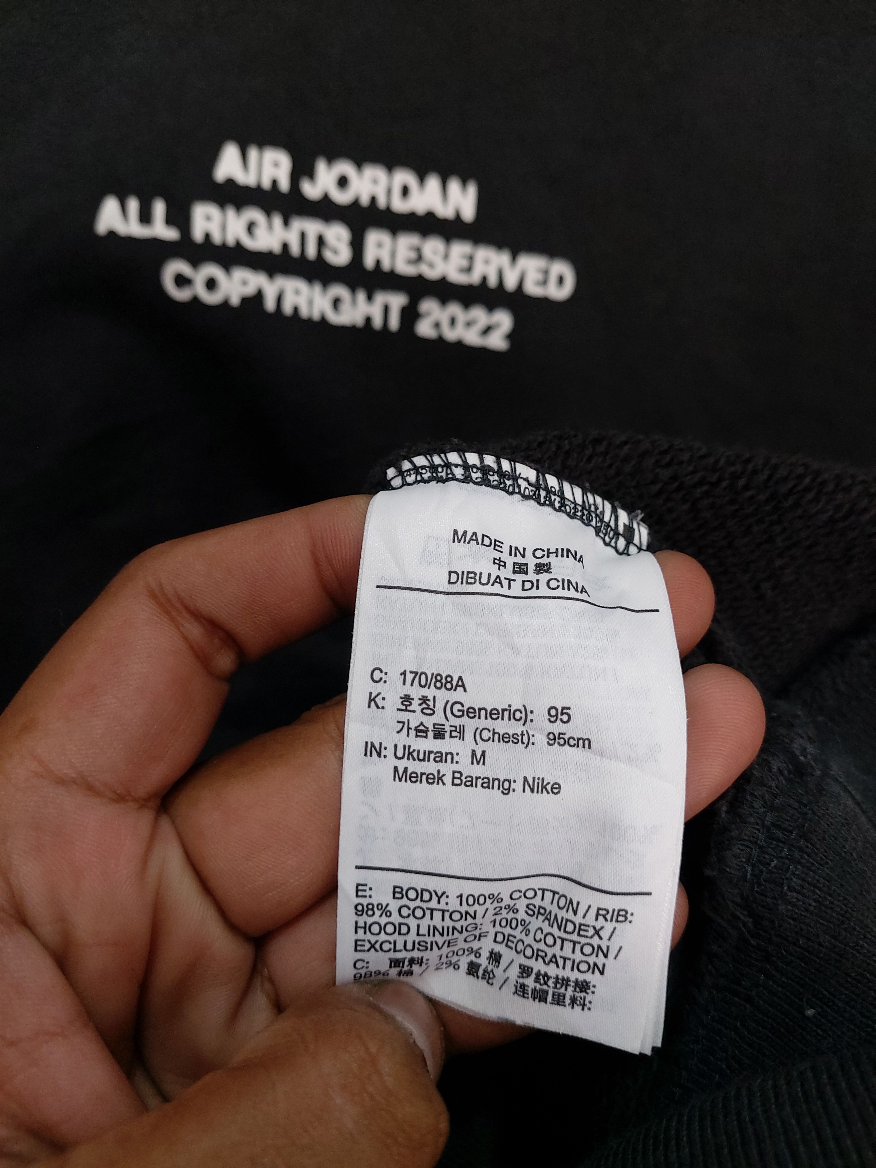 Jordan Brand AIR JORDAN FLIGHT PARIS 2022 X NIKE HOODIE Size US M / EU 48-50 / 2 - 12 Thumbnail