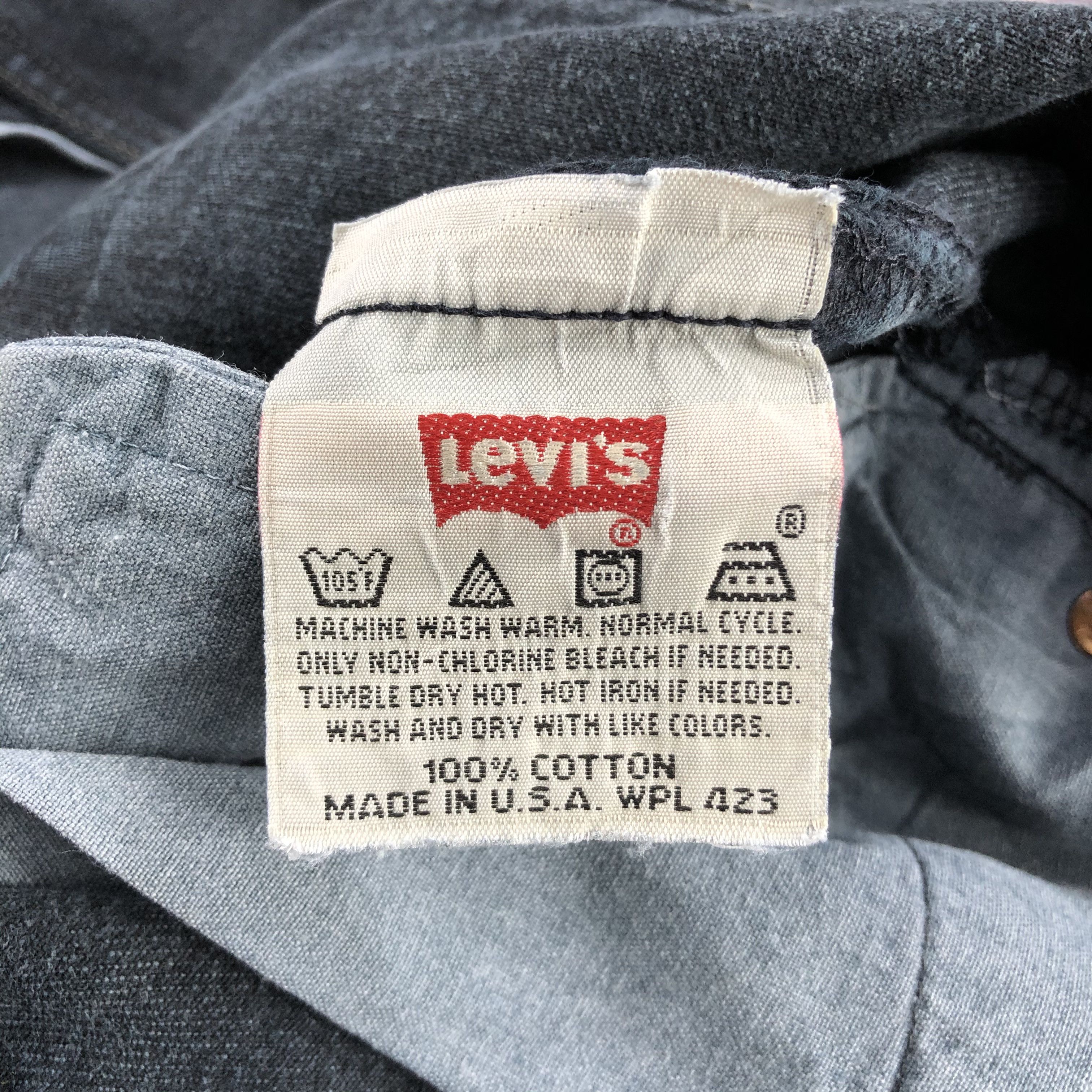 Levi's Faded Black Levis 501 Jeans-JM2507 Size US 30 / EU 46 - 15 Thumbnail