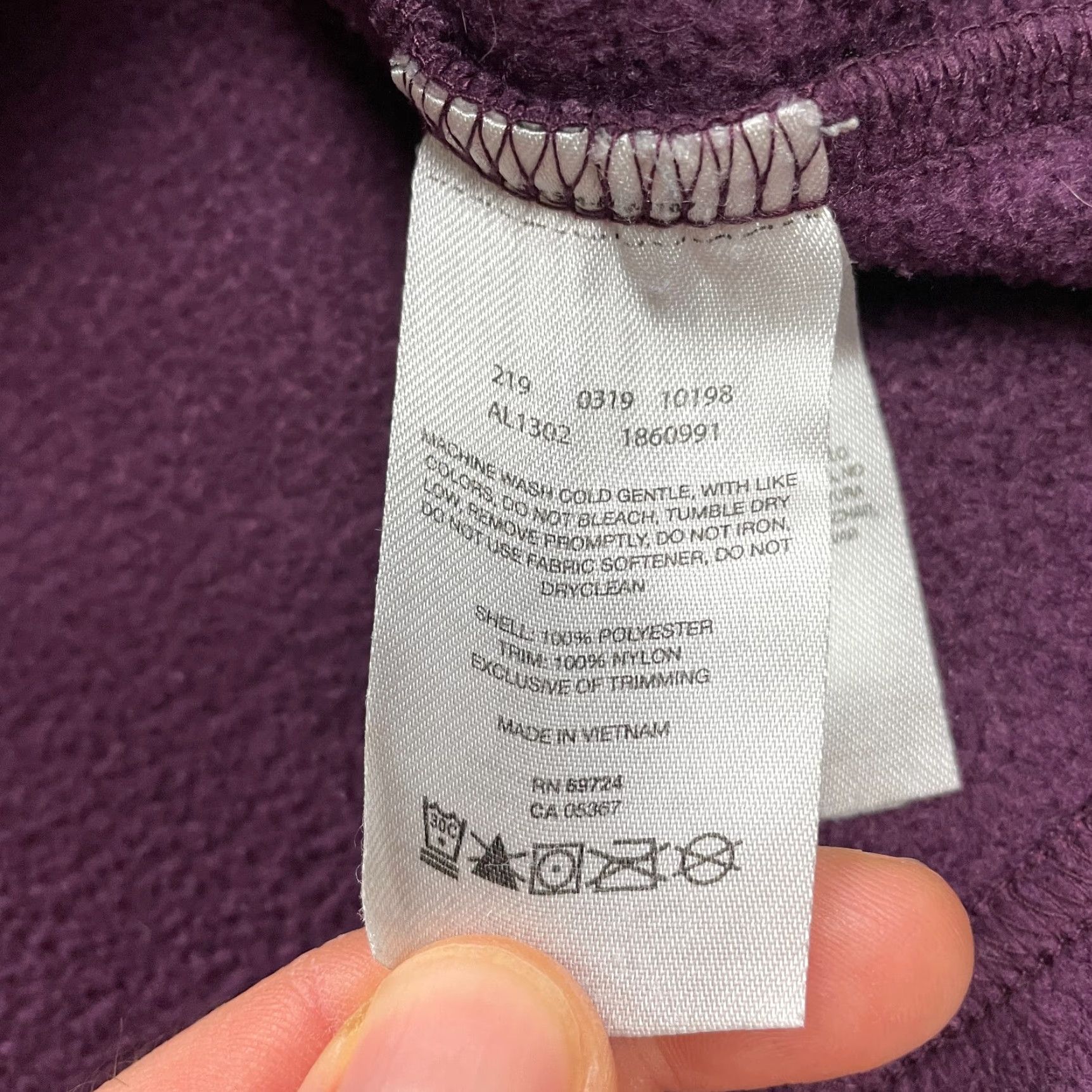 Vintage Columbia Benton Springs Fleece Jacket Women S Purple 1/4 Snap Button Outdoor Coat/ Jacket Regular Fit Size S / US 4 / IT 40 - 7 Thumbnail