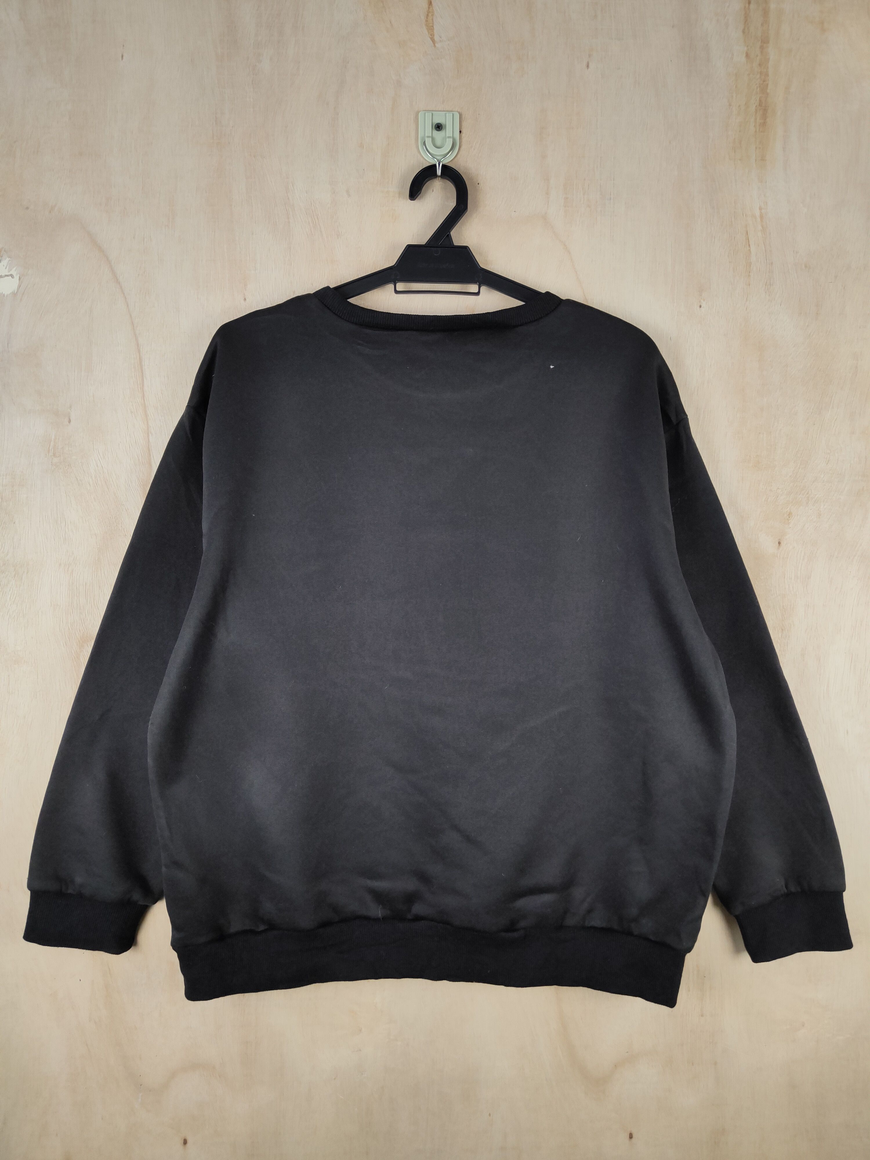 Japanese Brand × Vintage Shein Black Sweatshirts #S2557 Size US L / EU 52-54 / 3 - 8 Thumbnail
