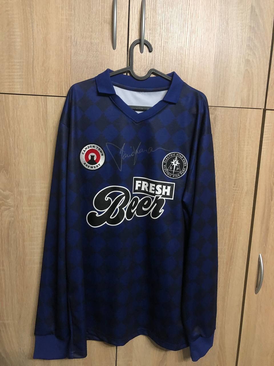 Pre-owned Jersey X Soccer Jersey Vintage Camden Town 90's Soccer Jersey In Blue