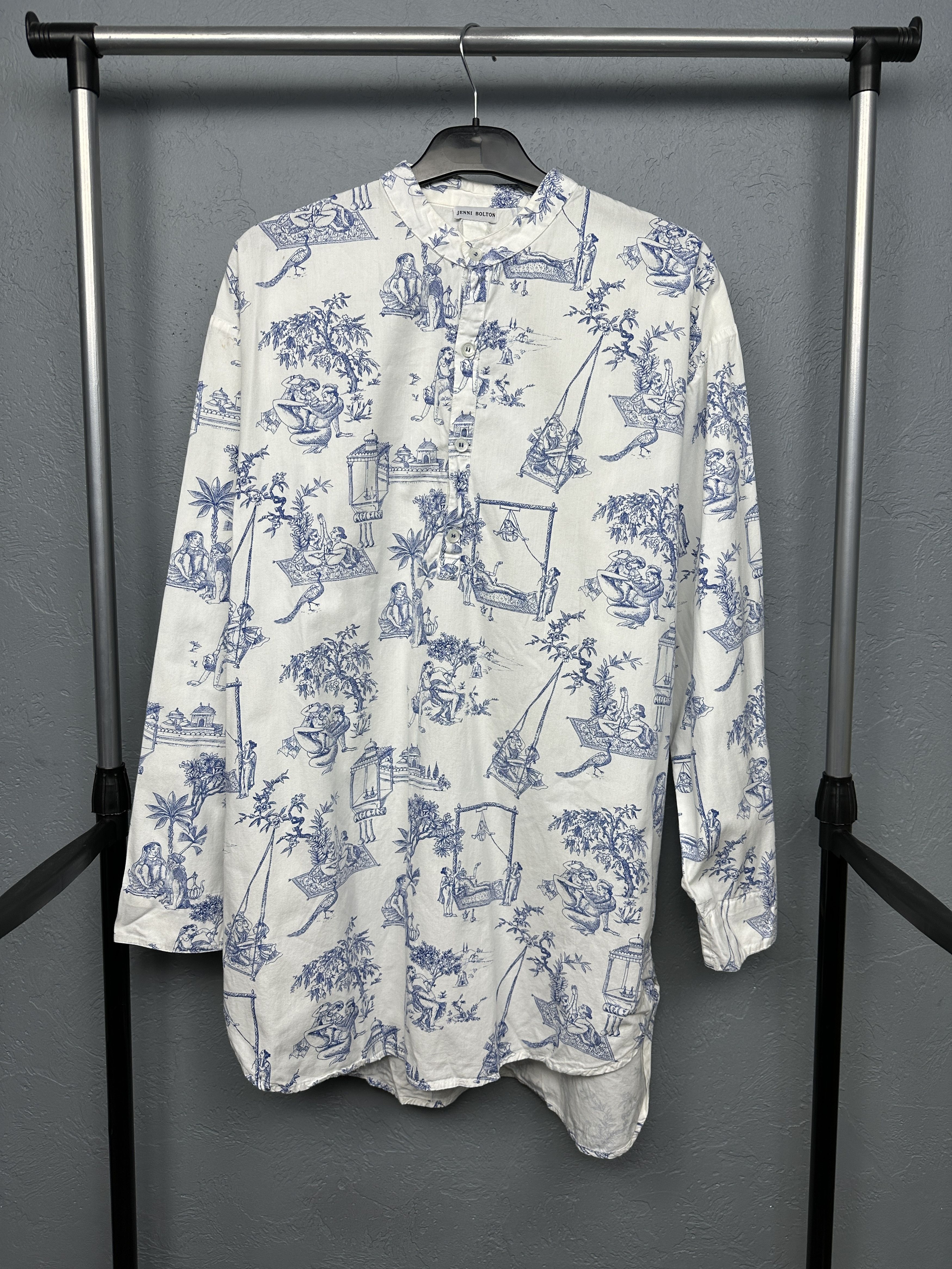 Vintage Jenni Bolton Vintage Kamasutra Grafic Pring Shirt Size US XL / EU 56 / 4 - 1 Thumbnail