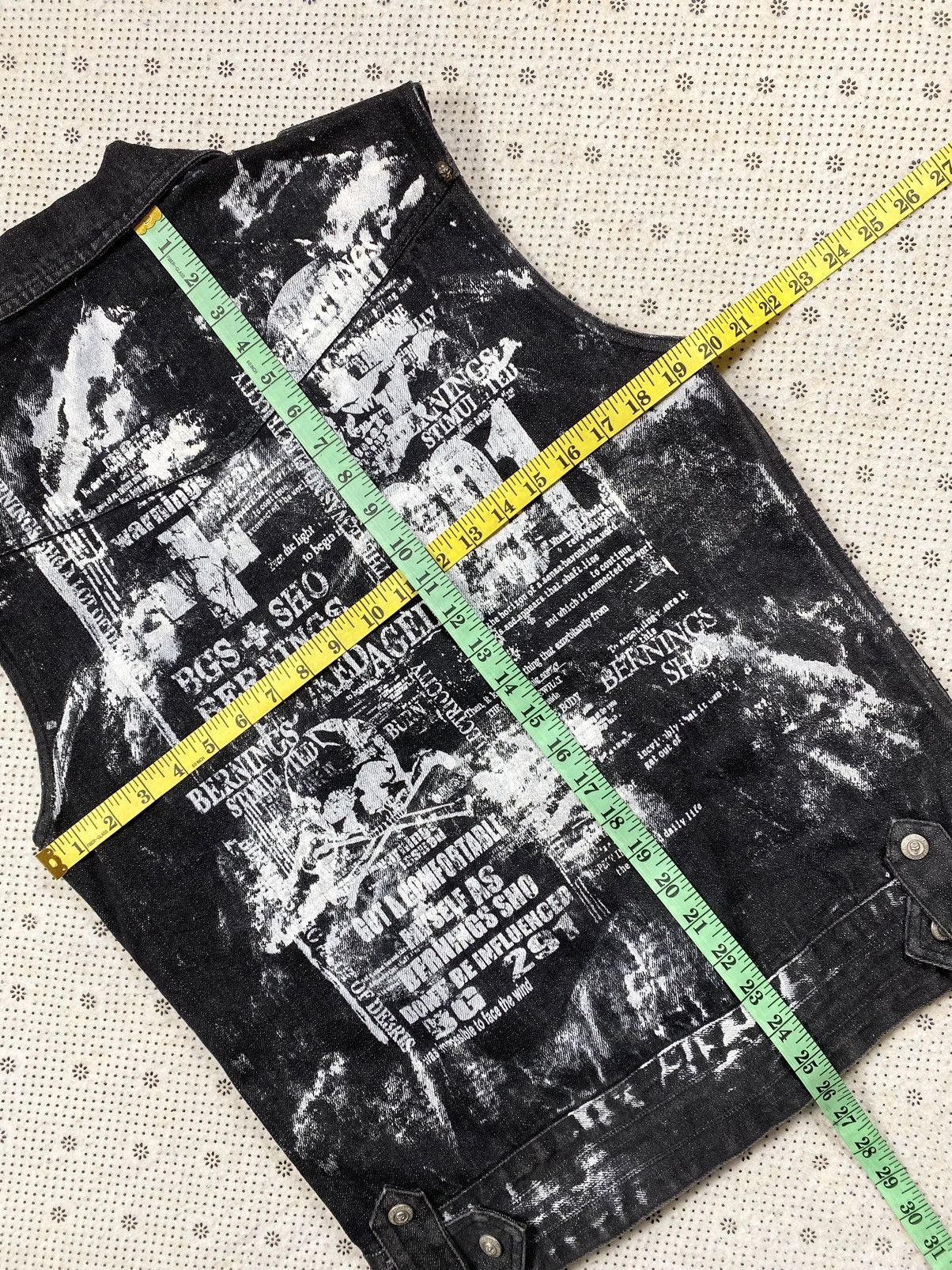 Hysteric Glamour Vintage Punk Rebel Vest Sleeveless By Berning Sho Size US S / EU 44-46 / 1 - 6 Thumbnail