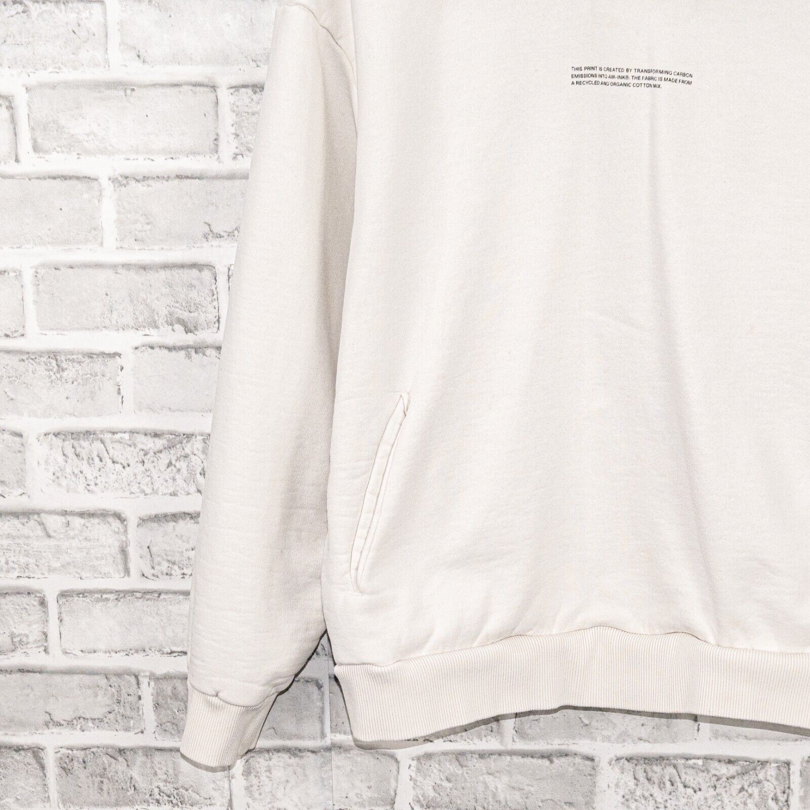 Pangaia PANGAIA Recycled Organic cotton Air Ink Hoodie off white Size L / US 10 / IT 46 - 6 Thumbnail